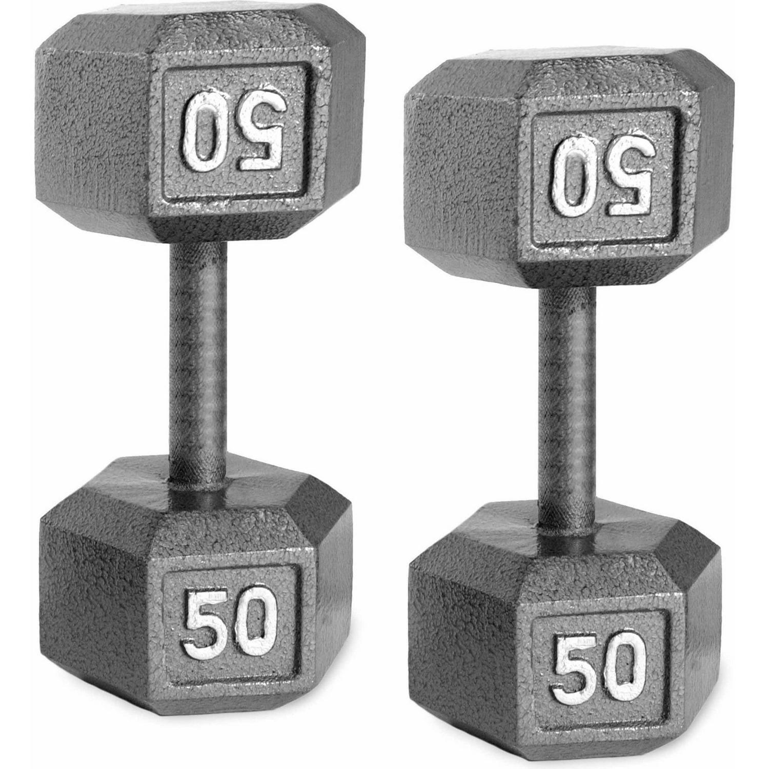 Barbell Cast Iron Dumbbell Weights, 15 / 20 / 25 Lb. Pair - Picture 13 of 65
