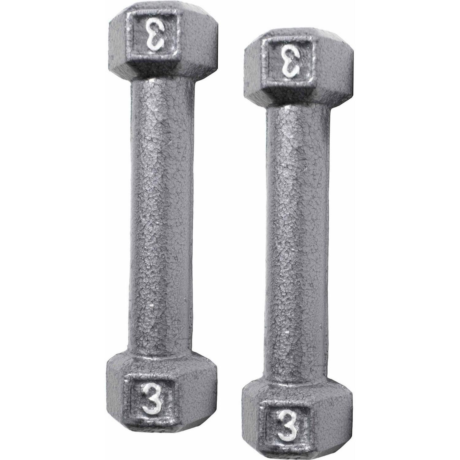 Barbell Cast Iron Dumbbell Weights, 15 / 20 / 25 Lb. Pair - Picture 42 of 65