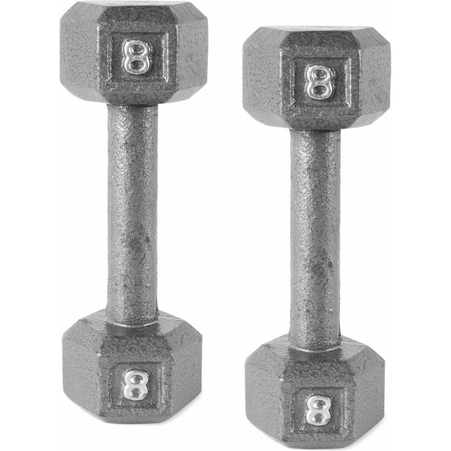 Barbell Cast Iron Dumbbell Weights, 15 / 20 / 25 Lb. Pair - Picture 29 of 65