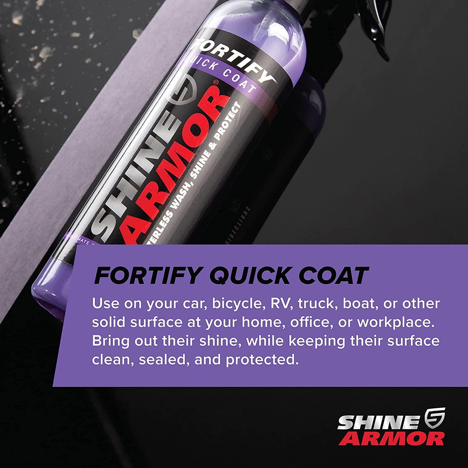 Ceramic Coating Top Coat for Cars Fortify Quick Car Wax Polish Spray Waterless - Picture 23 of 32