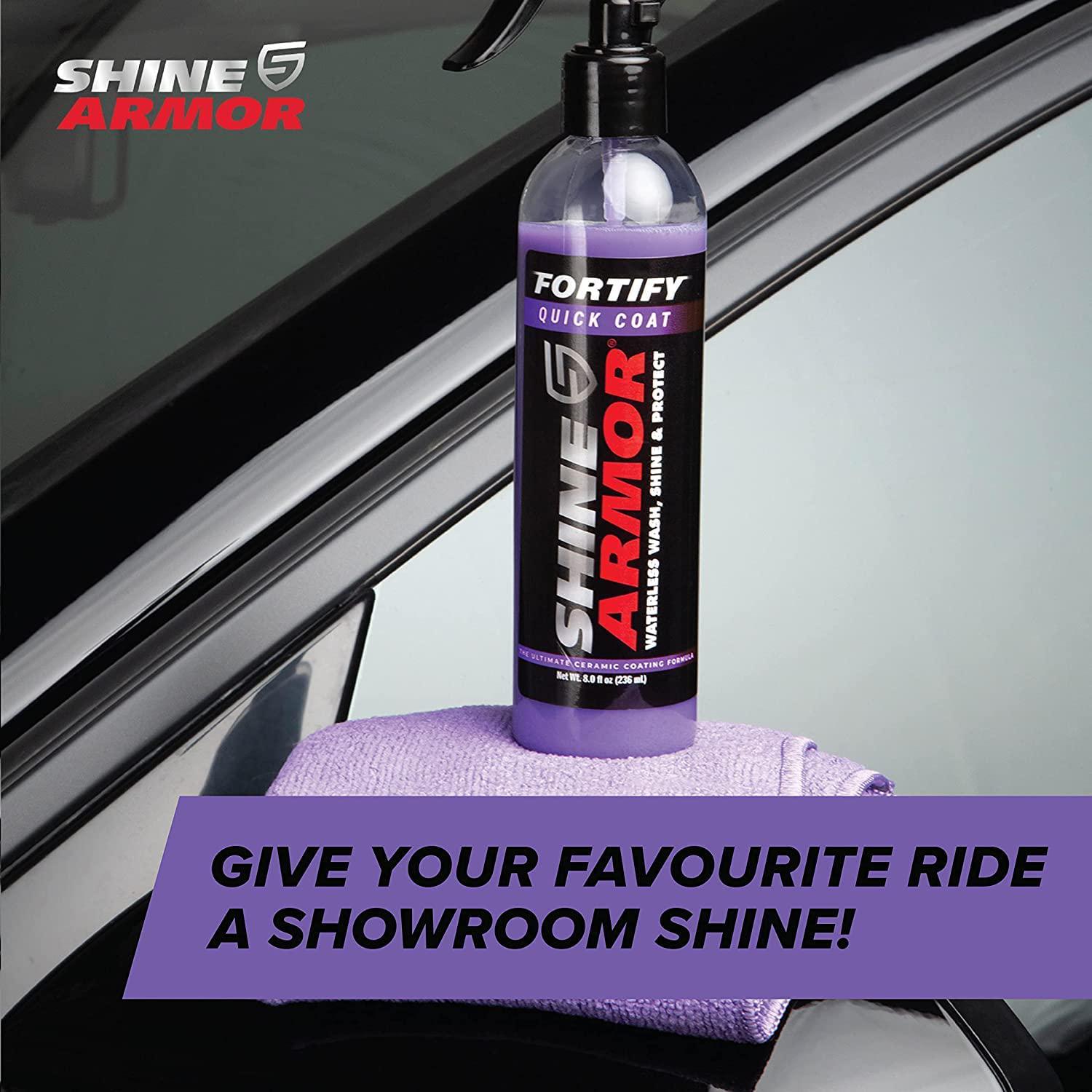 Ceramic Coating Top Coat for Cars Fortify Quick Car Wax Polish Spray Waterless - Picture 24 of 32