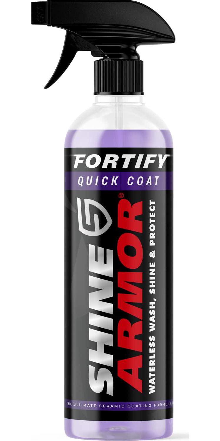 Ceramic Coating Top Coat for Cars Fortify Quick Car Wax Polish Spray Waterless - Picture 17 of 32