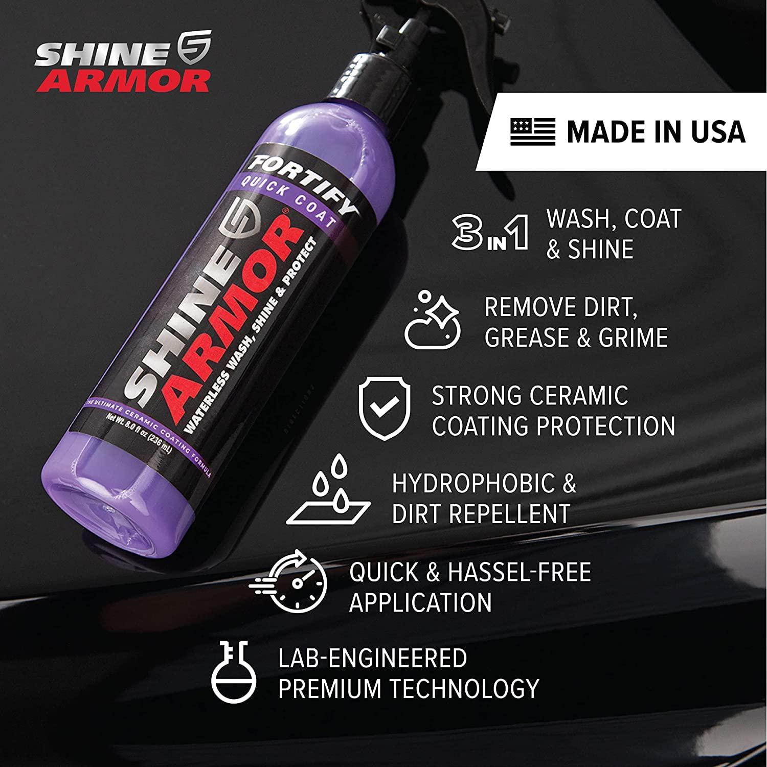Ceramic Coating Top Coat for Cars Fortify Quick Car Wax Polish Spray Waterless - Picture 19 of 32