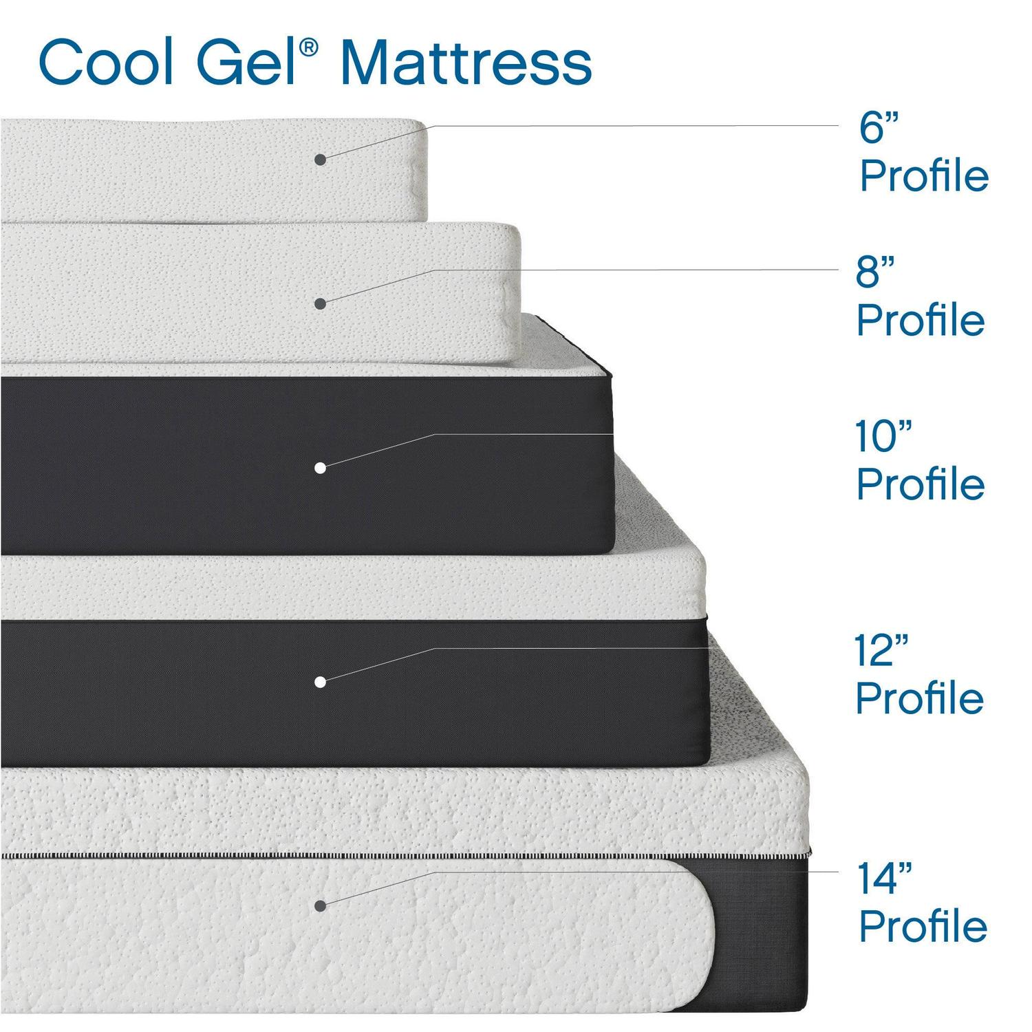 6"8"10"12"14" Twin Full Queen King Memory Foam Mattress,Cooling ,Breathable - Picture 48 of 72