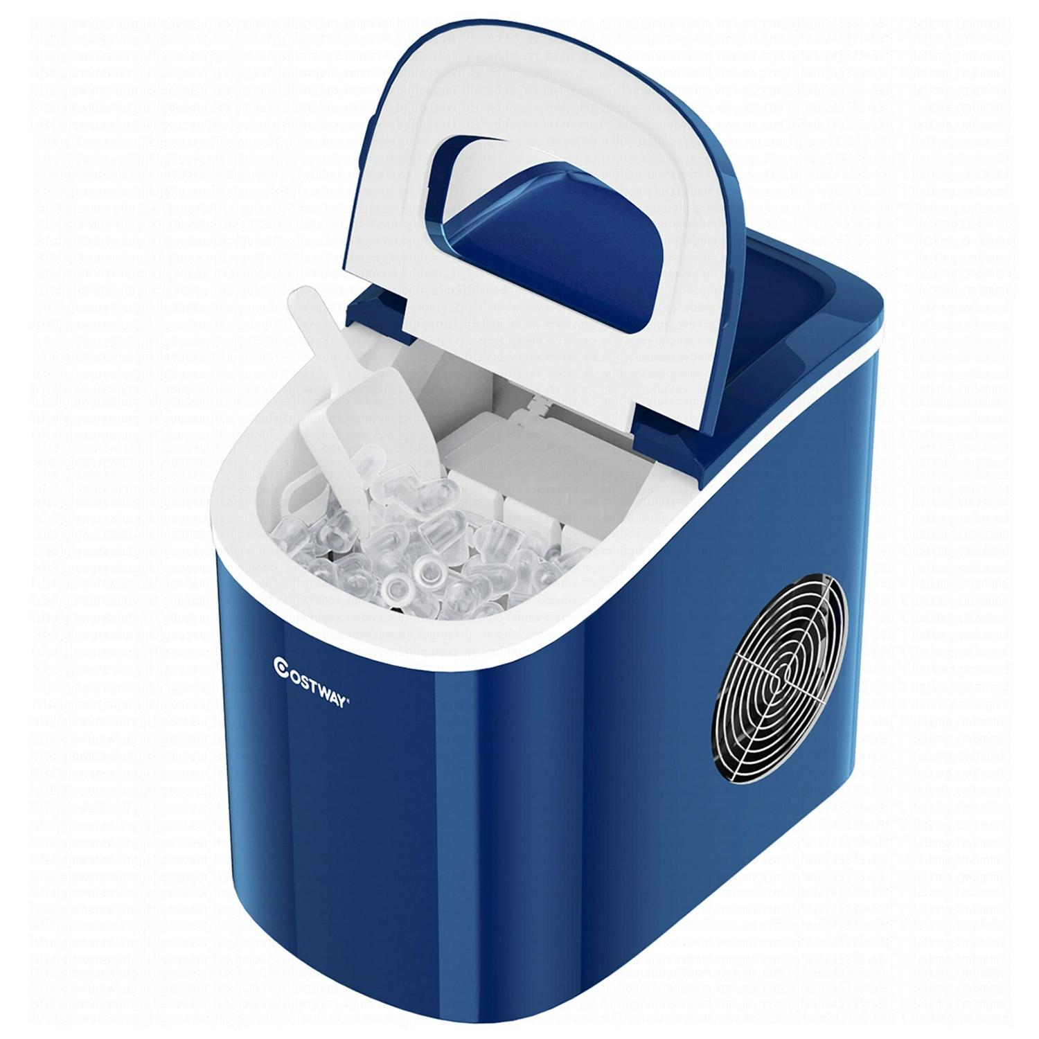 Portable Compact Electric Ice Maker Machine Mini Cube 26lb/Day