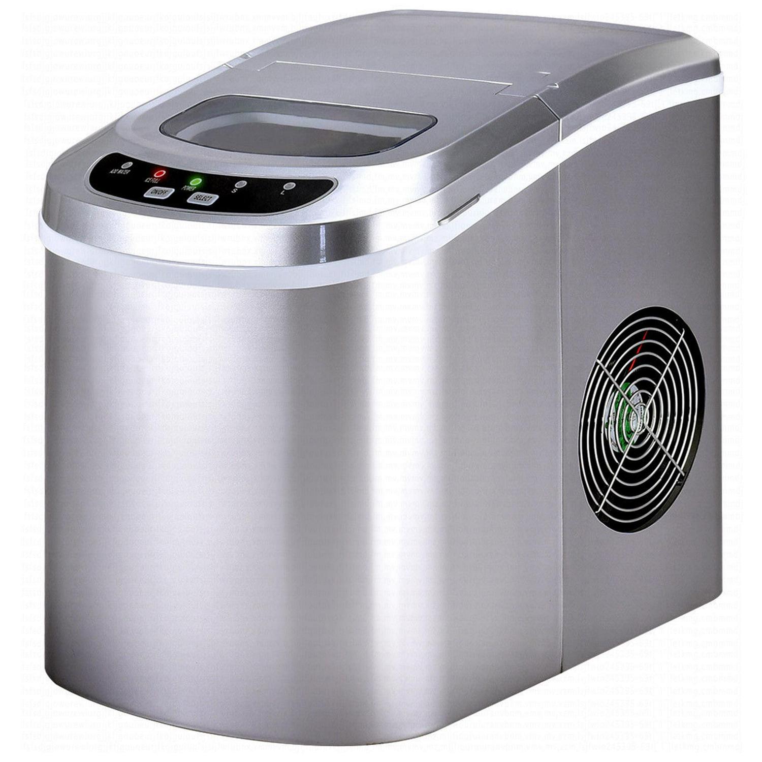 Portable Compact Electric Ice Maker Machine Mini Cube 26lb/Day