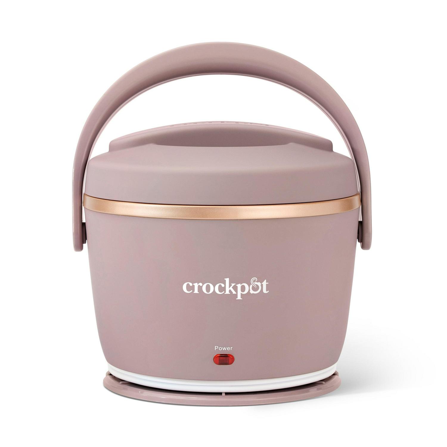 Portable Crockpot Electric Lunch Box Food Warmer 20-Ounce Dishwasher-Safe