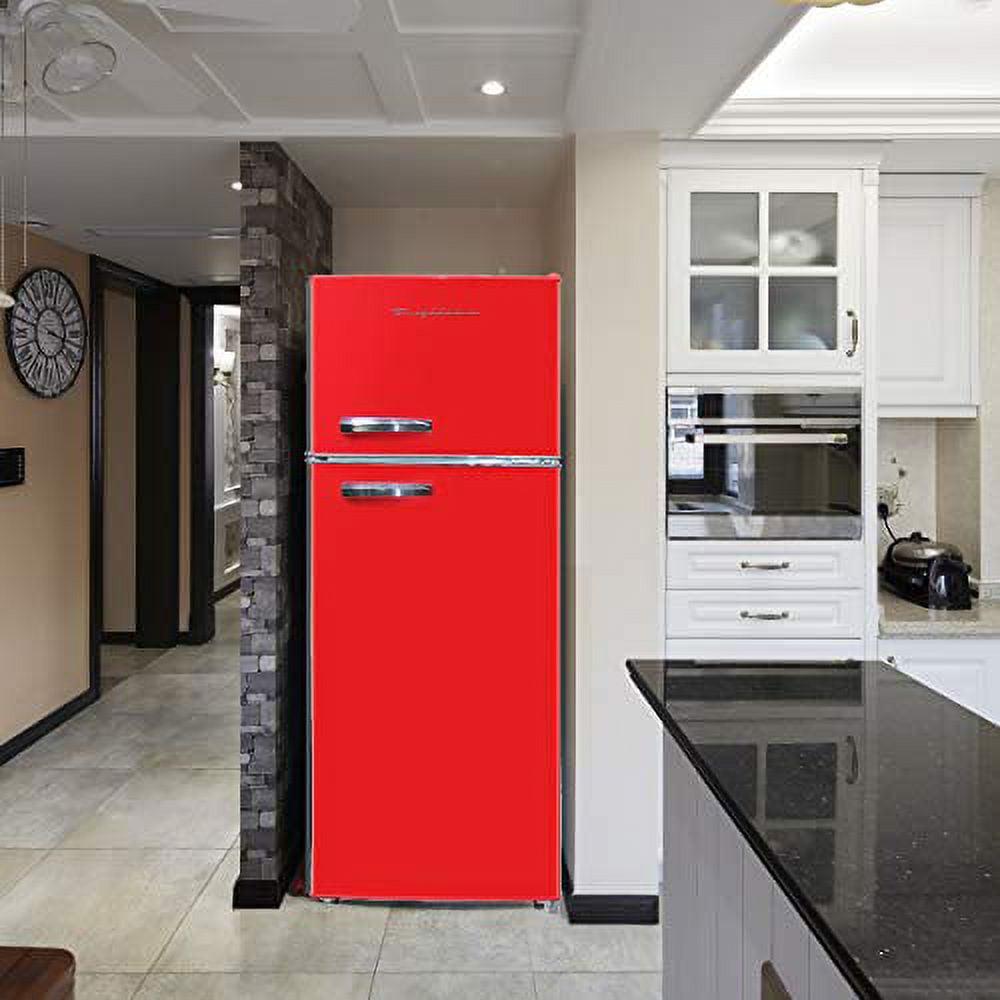 7.5 Cu. Ft Compact Retro Frigidaire 2 Door With Top Freezer Refrigerator - Picture 29 of 32