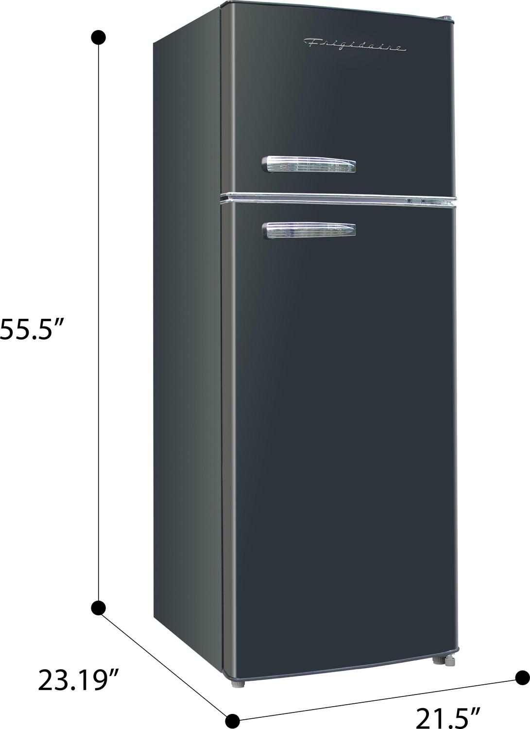 7.5 Cu. Ft Compact Retro Frigidaire 2 Door With Top Freezer Refrigerator - Picture 20 of 32
