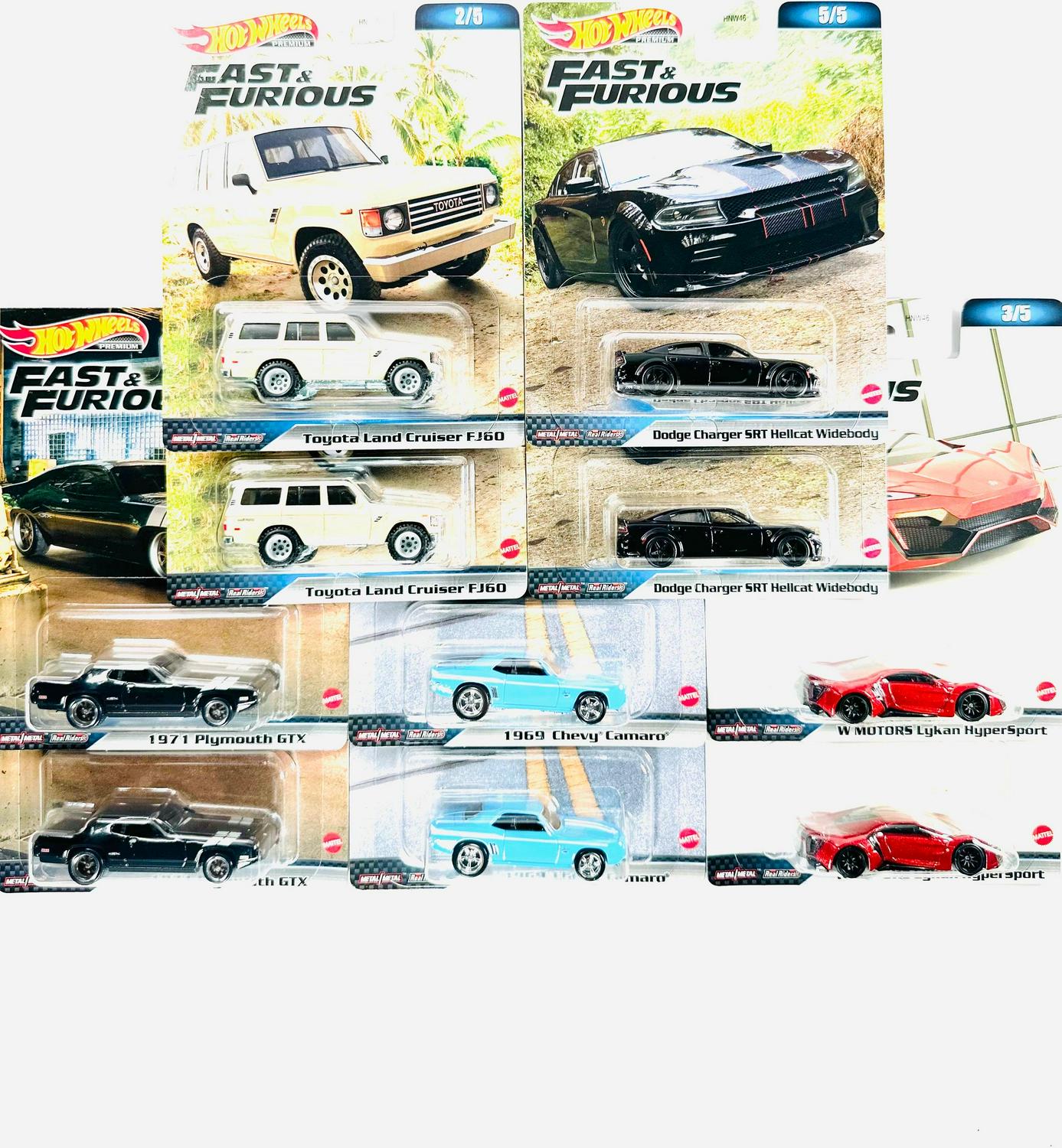 HOT WHEELS 2023 FAST and FURIOUS FACTORY SEALED CASE B (10 Cars)