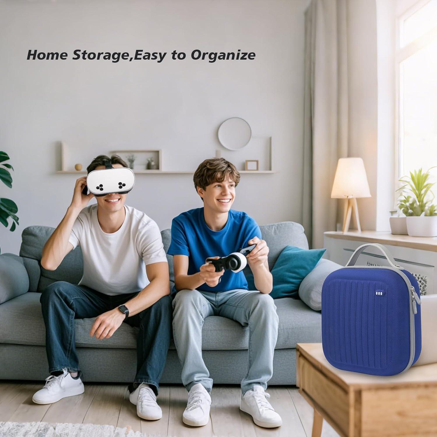 Hartschalenkoffer für Meta Quest 3S/3/2 Vision Pro Headset Reise Zuhause Aufbewahrung - Bild 18 von 26