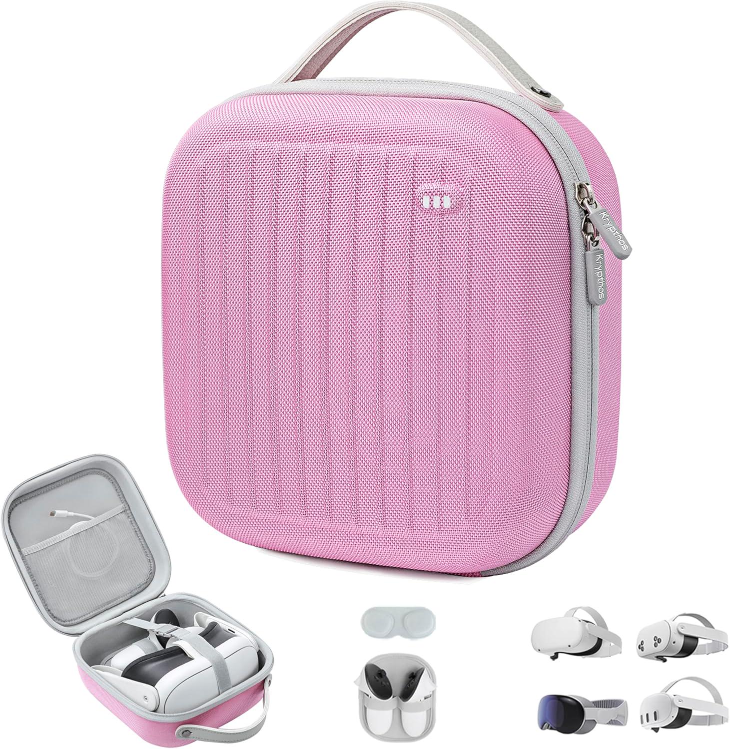 Hartschalenkoffer für Meta Quest 3S/3/2 Vision Pro Headset Reise Zuhause Aufbewahrung - Bild 20 von 26