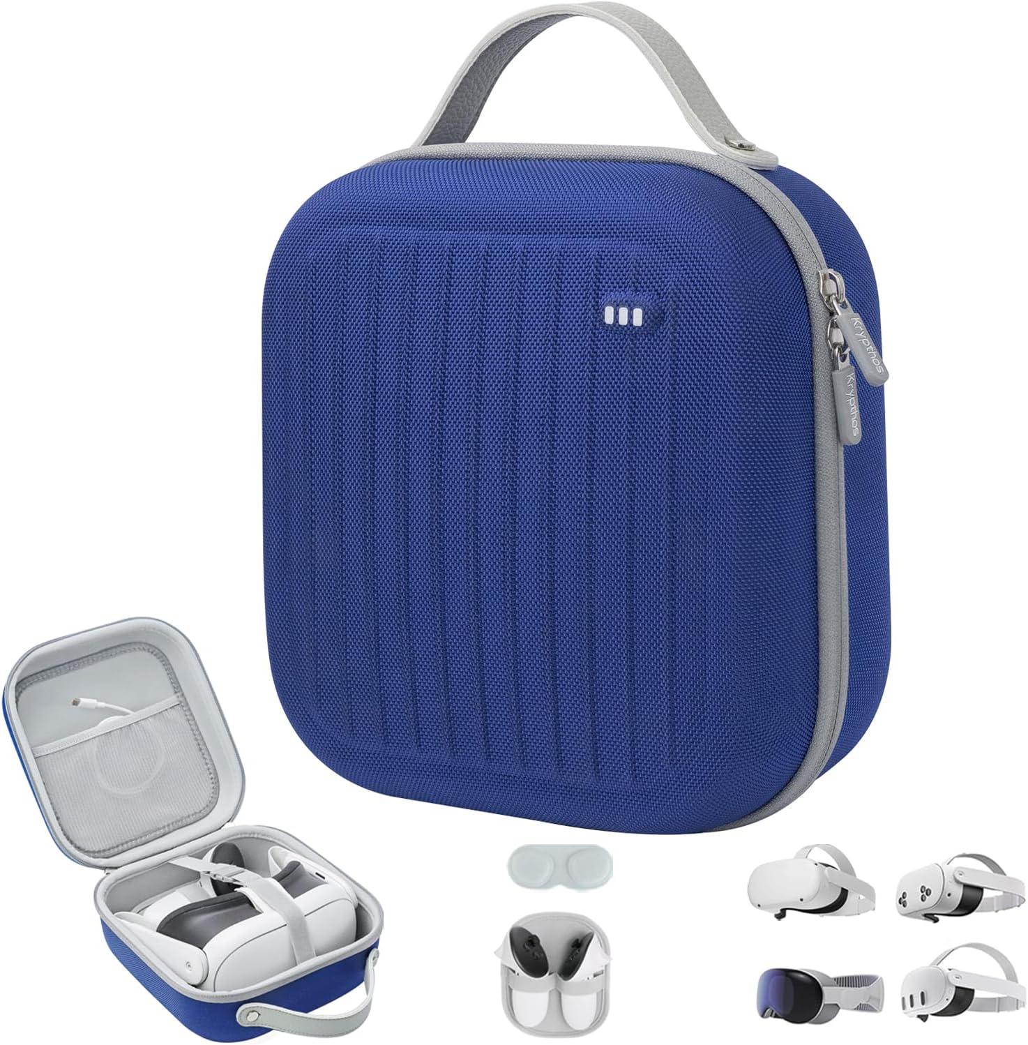 Hartschalenkoffer für Meta Quest 3S/3/2 Vision Pro Headset Reise Zuhause Aufbewahrung - Bild 13 von 26
