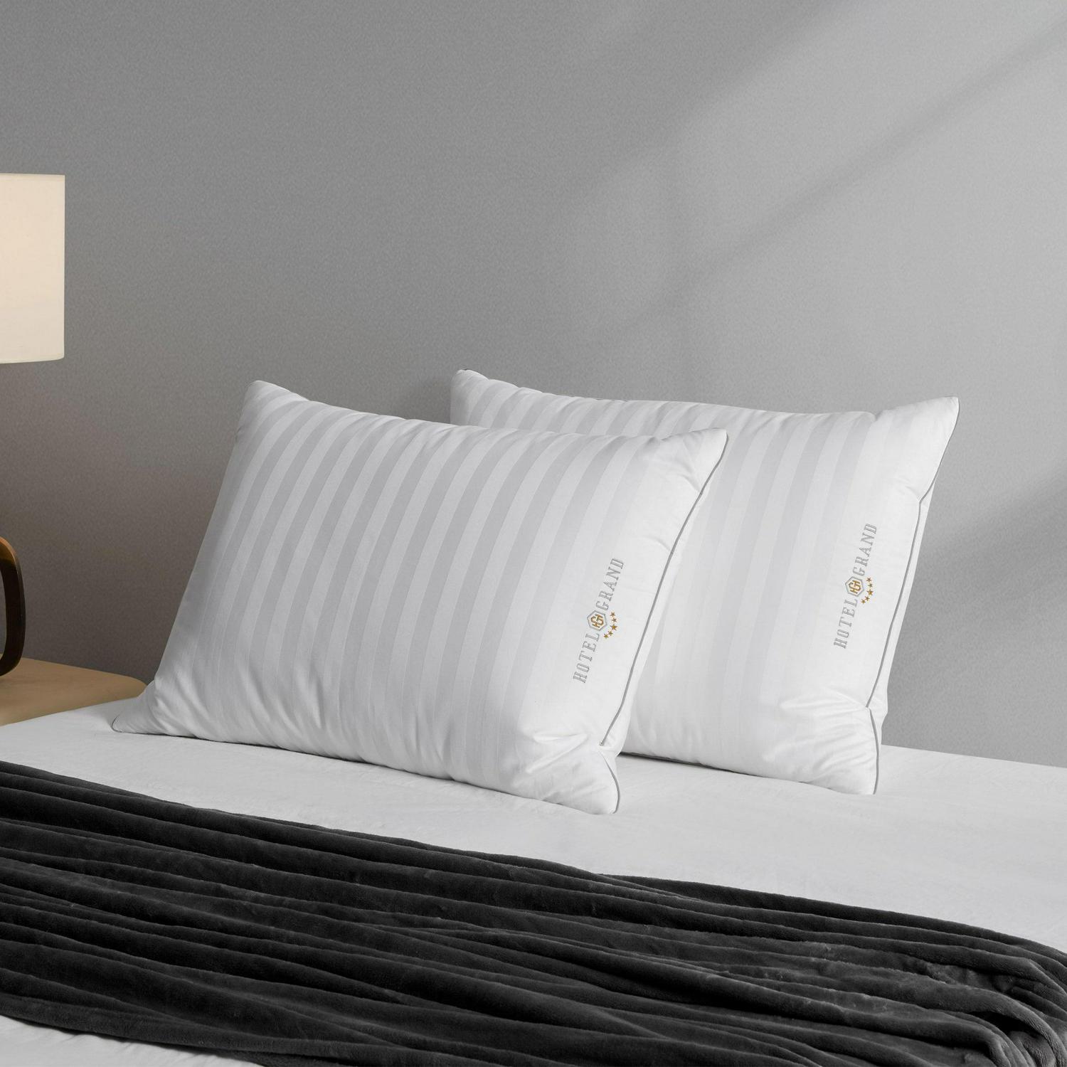 Hotel Grand Feder- und Daunenkissen, 2er Pack - Bild 2 von 2
