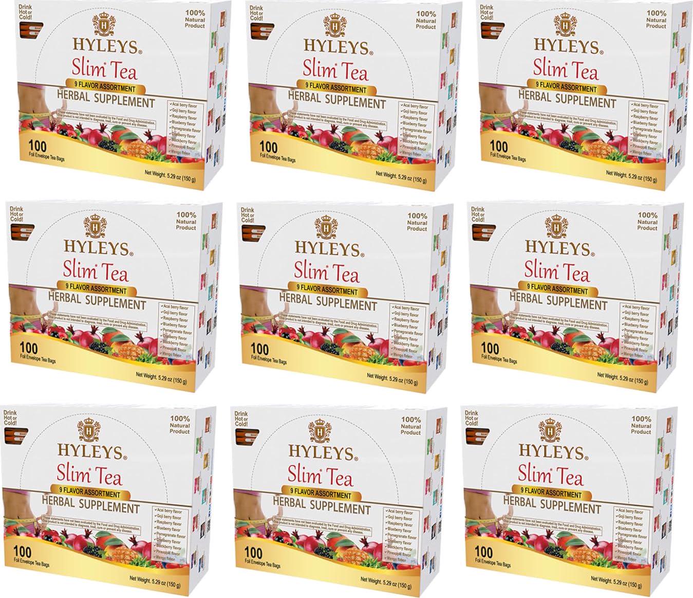 Hyleys Slim Tea Goji Berry Flavor - Weight Loss Herbal Supplement Cleanse And - - Picture 82 of 89
