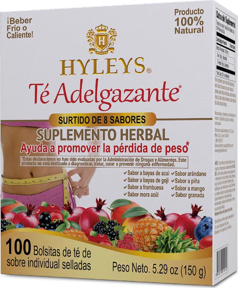 Hyleys Slim Tea Goji Berry Flavor - Weight Loss Herbal Supplement Cleanse And - - Picture 69 of 89
