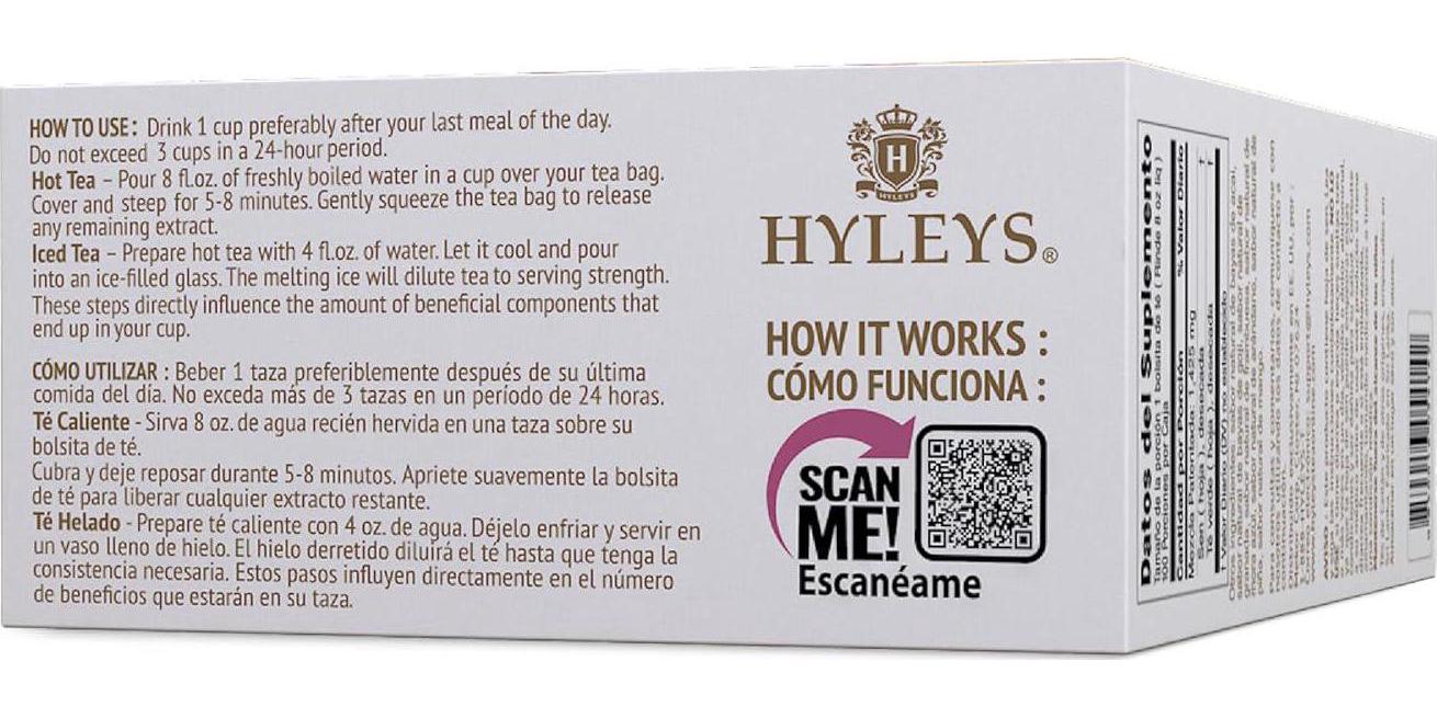 Hyleys Slim Tea Goji Berry Flavor - Weight Loss Herbal Supplement Cleanse And - - Picture 77 of 89