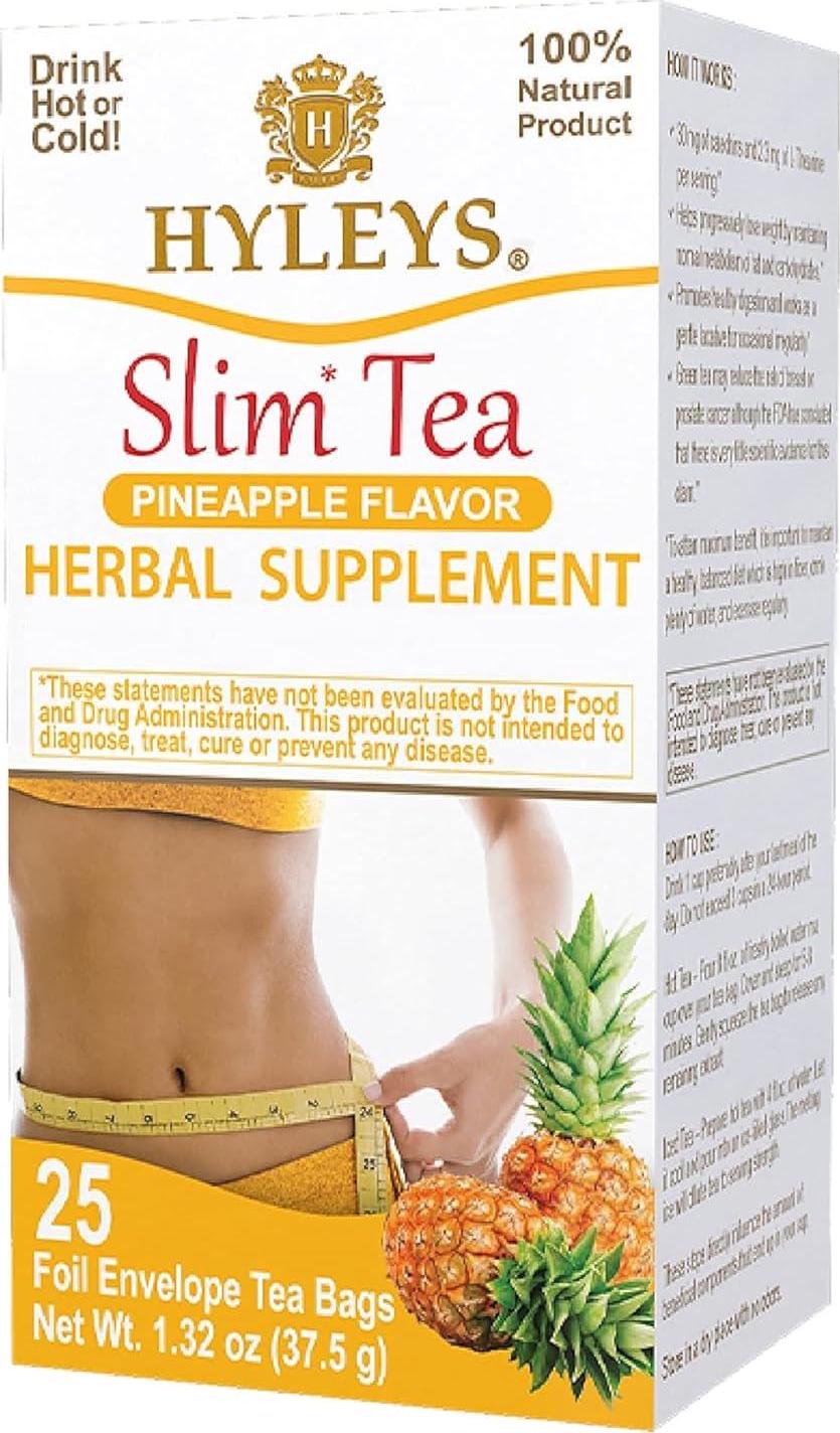 Hyleys Slim Tea Goji Berry Flavor - Weight Loss Herbal Supplement Cleanse And - - Picture 19 of 89