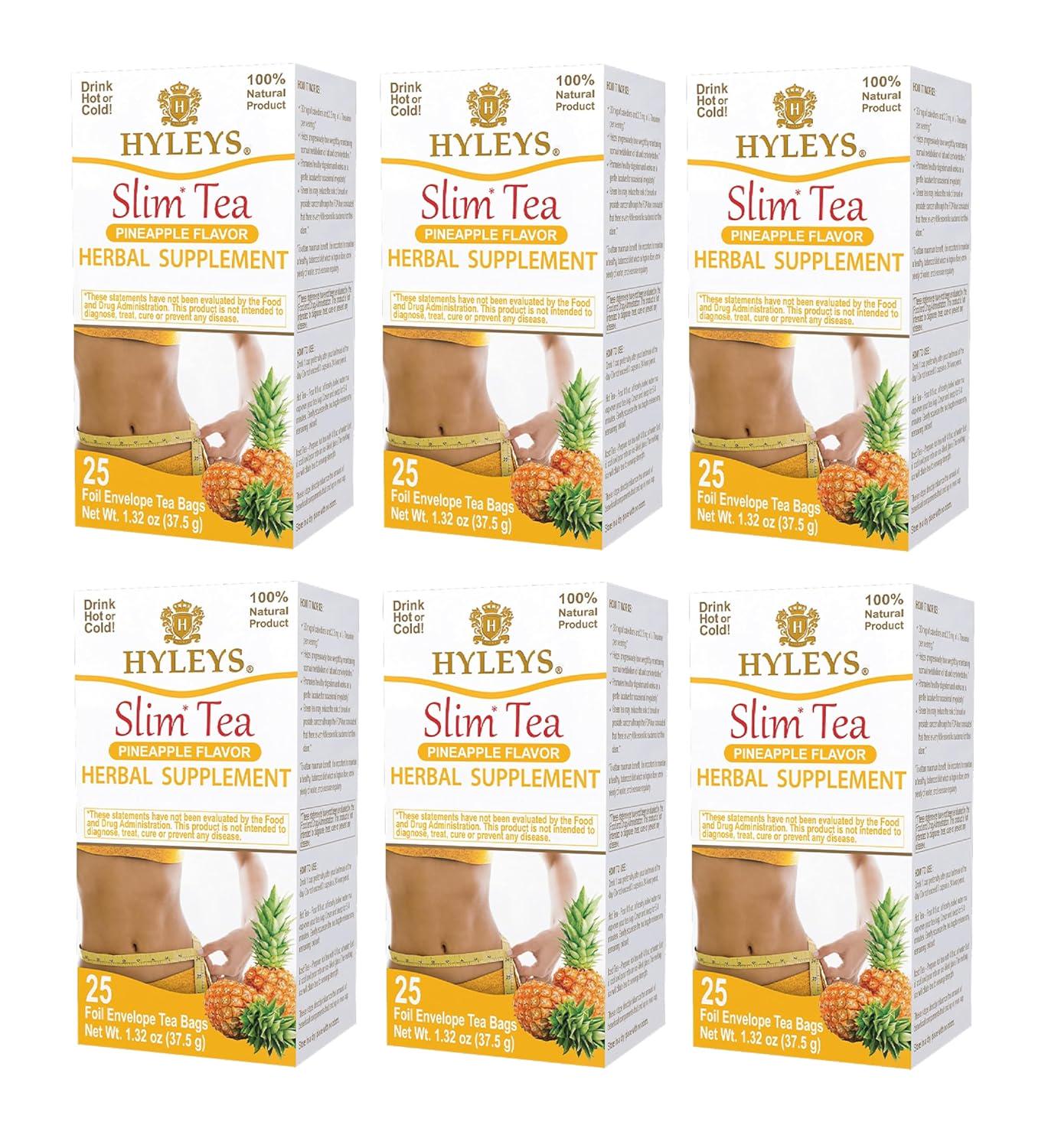 Hyleys Slim Tea Goji Berry Flavor - Weight Loss Herbal Supplement Cleanse And - - Picture 23 of 89