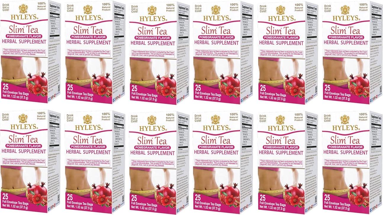 Hyleys Slim Tea Goji Berry Flavor - Weight Loss Herbal Supplement Cleanse And - - Picture 17 of 89