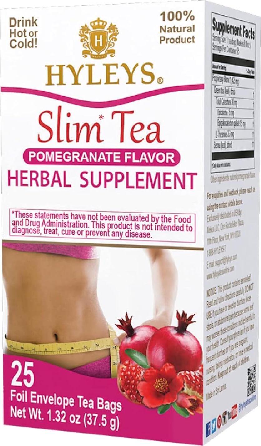 Hyleys Slim Tea Goji Berry Flavor - Weight Loss Herbal Supplement Cleanse And - - Picture 10 of 89