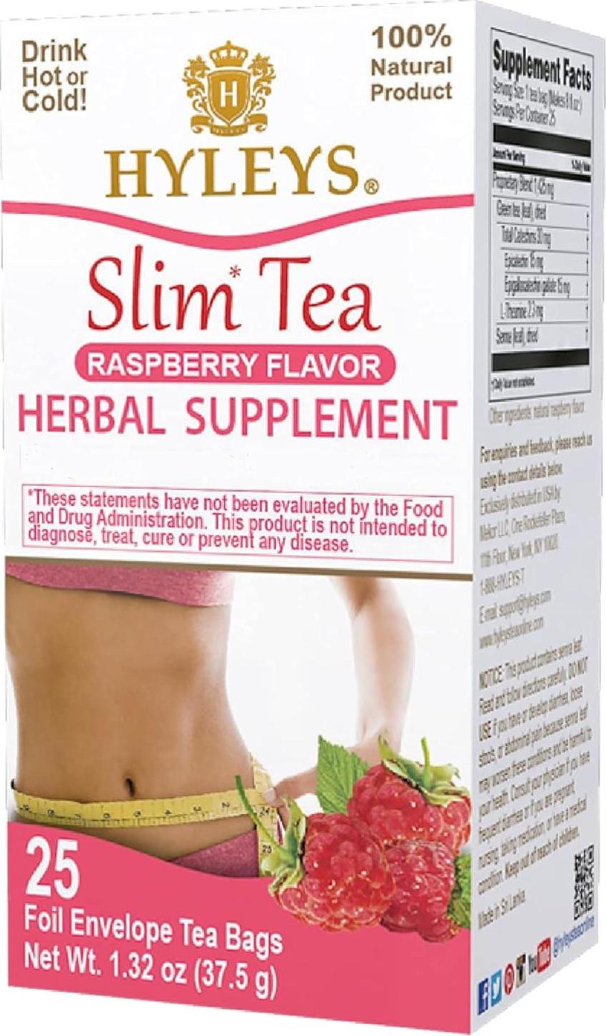 Hyleys Slim Tea Goji Berry Flavor - Weight Loss Herbal Supplement Cleanse And - - Picture 31 of 89