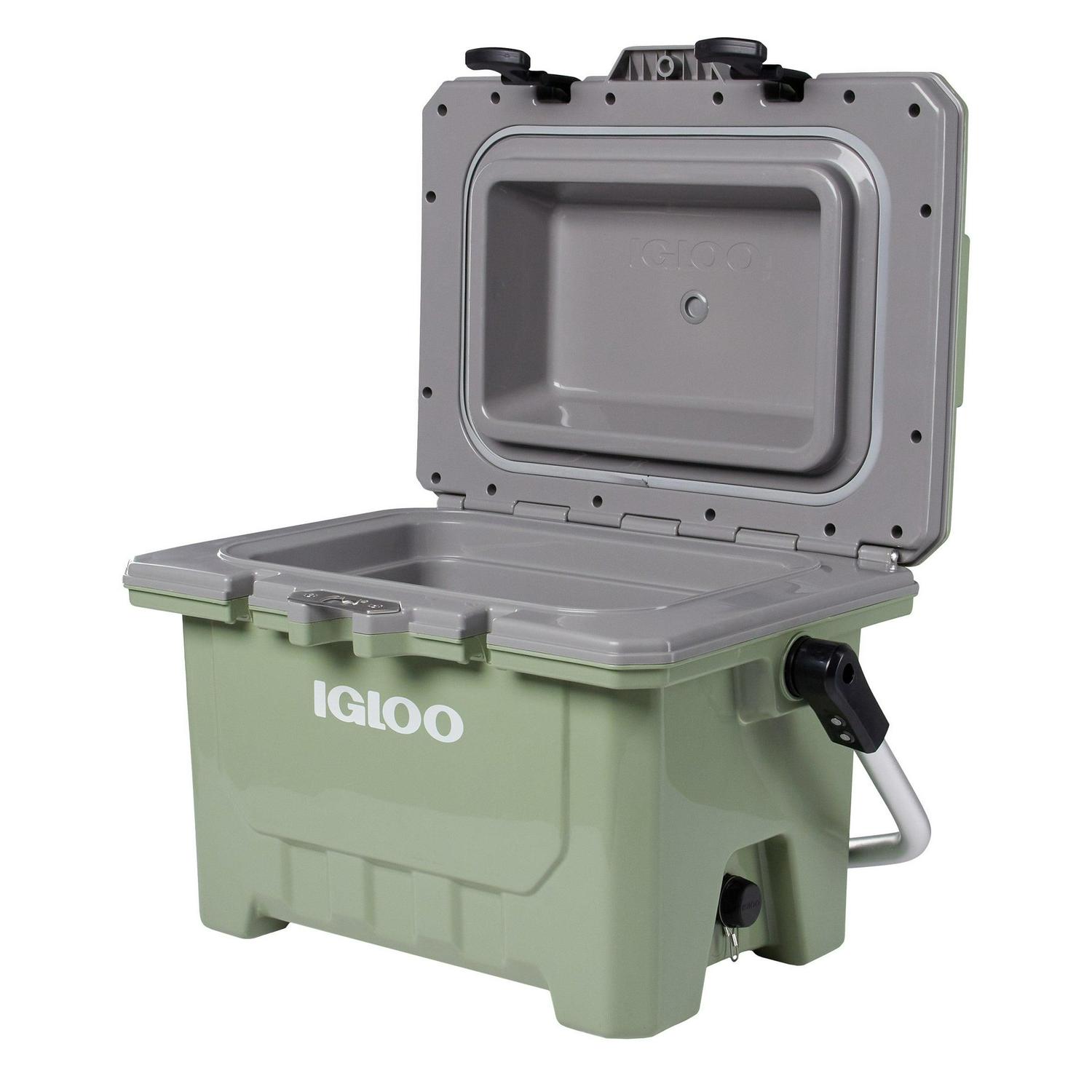 Igloo IMX 24 QT Cooler, Injected-molded, Heavy Duty, White, Brown or Green, NEW - Picture 33 of 40