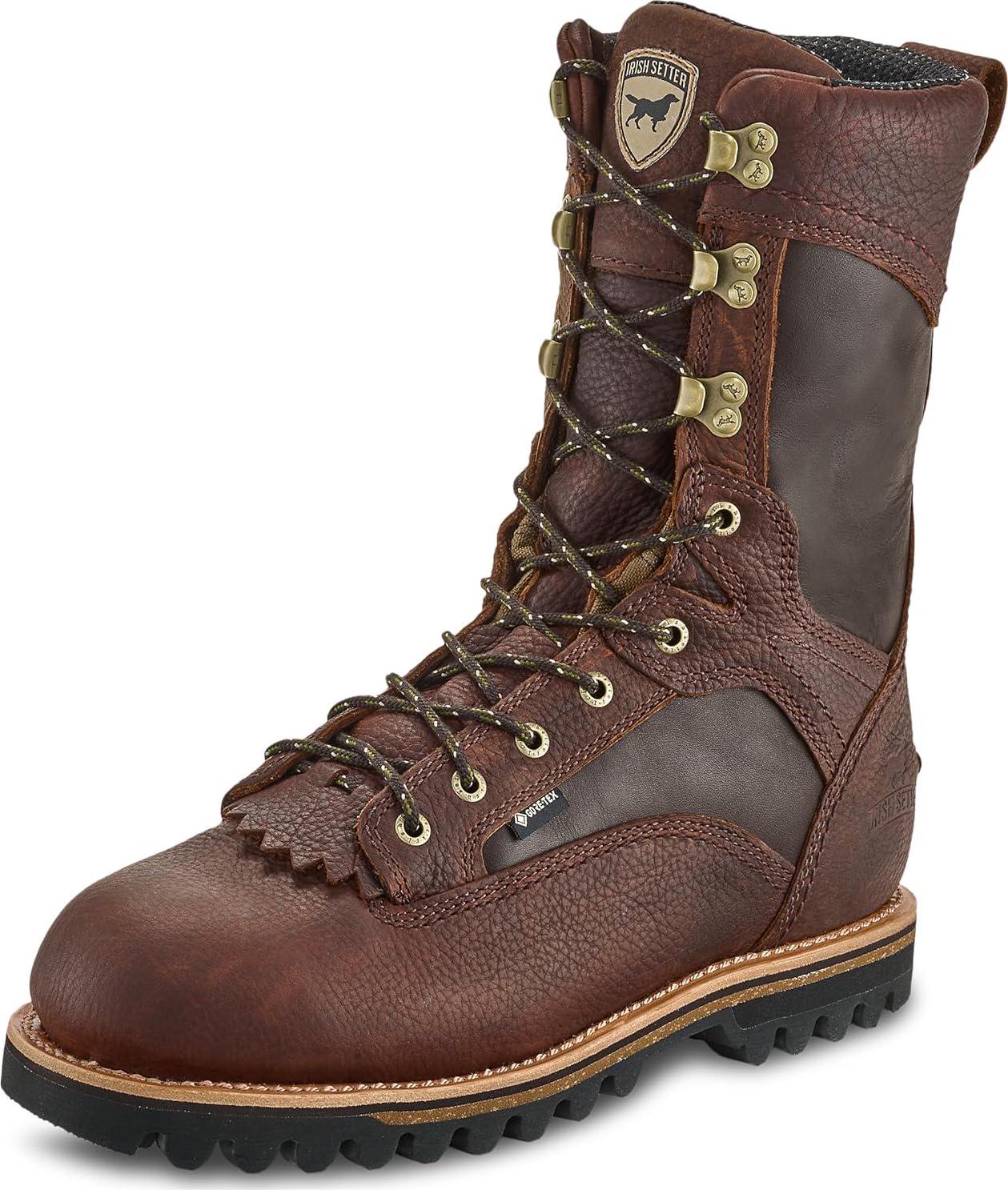 Pre-owned Irish Setter Men's 12 In Elk Tracker Gore-tex Hunting Boots, 600 Gram In Brown (p)