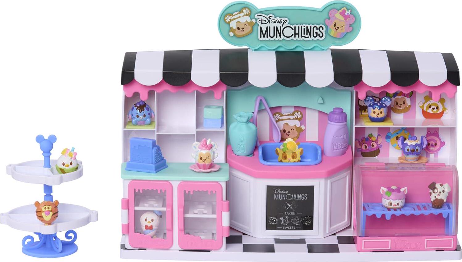 Disney Munchlings Mini Munch Displays, 7-piece Figure Set