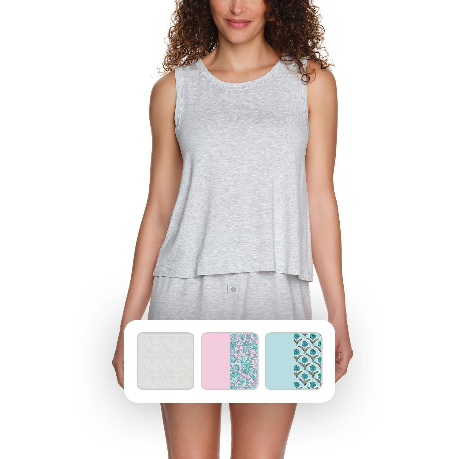 LOFT Women's 2-Piece Tank and Short Pajama Set - Picture 10 of 11
