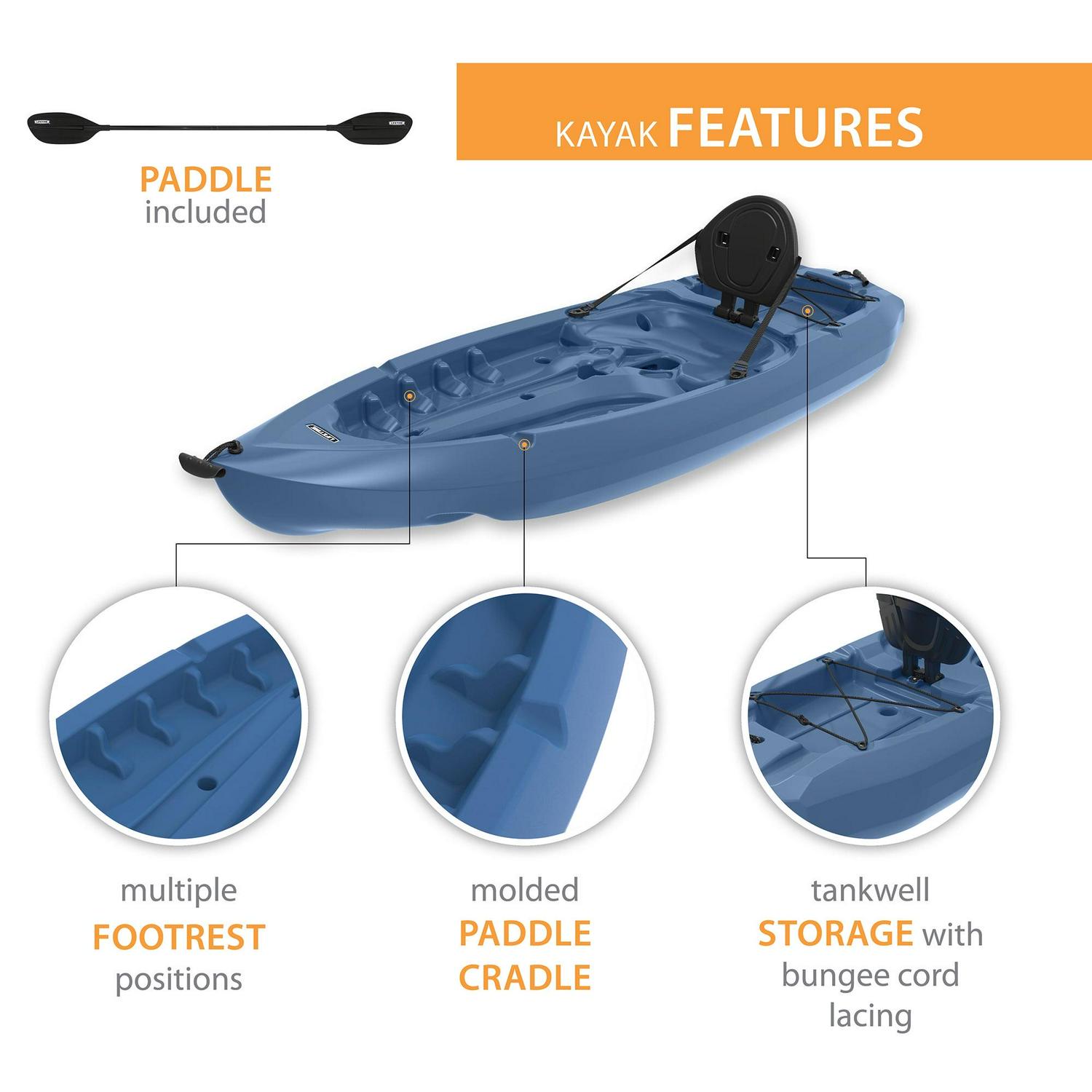 Wilderness Systems 8070065 4-Rod Holders Tackle Storage Kayak