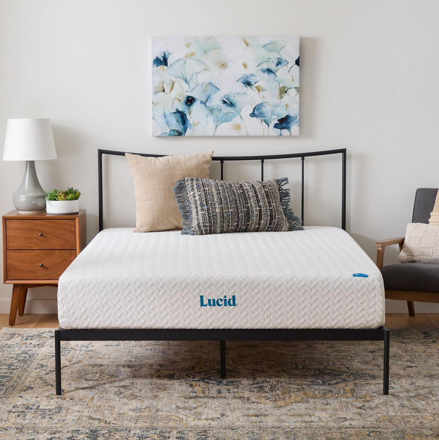 Lucid Bliss 14" Gel Memory Foam Bed Mattress King Queen, Twin Full PLUSH - Picture 42 of 60