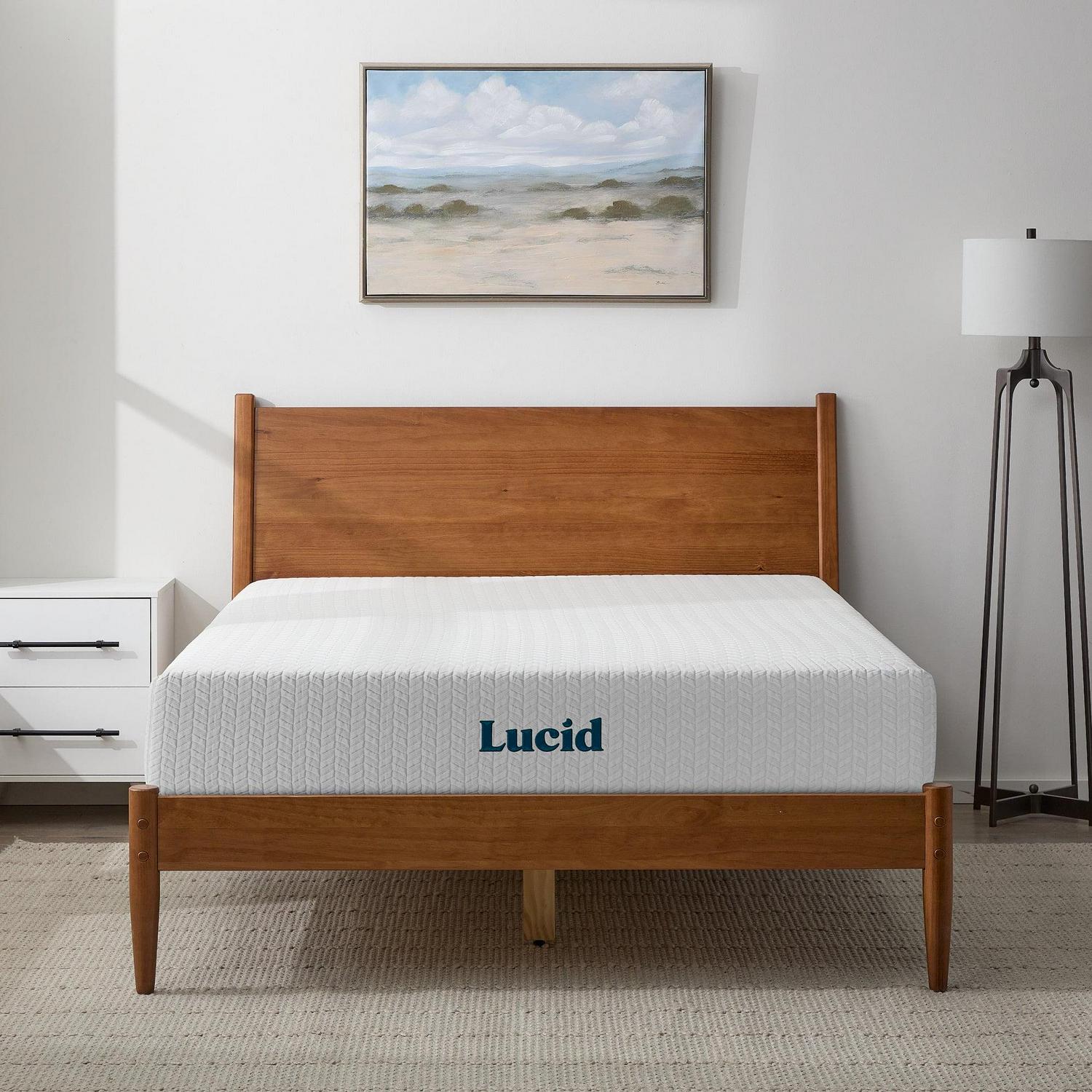 Lucid Bliss 14" Gel Memory Foam Bed Mattress King Queen, Twin Full PLUSH - Picture 14 of 60