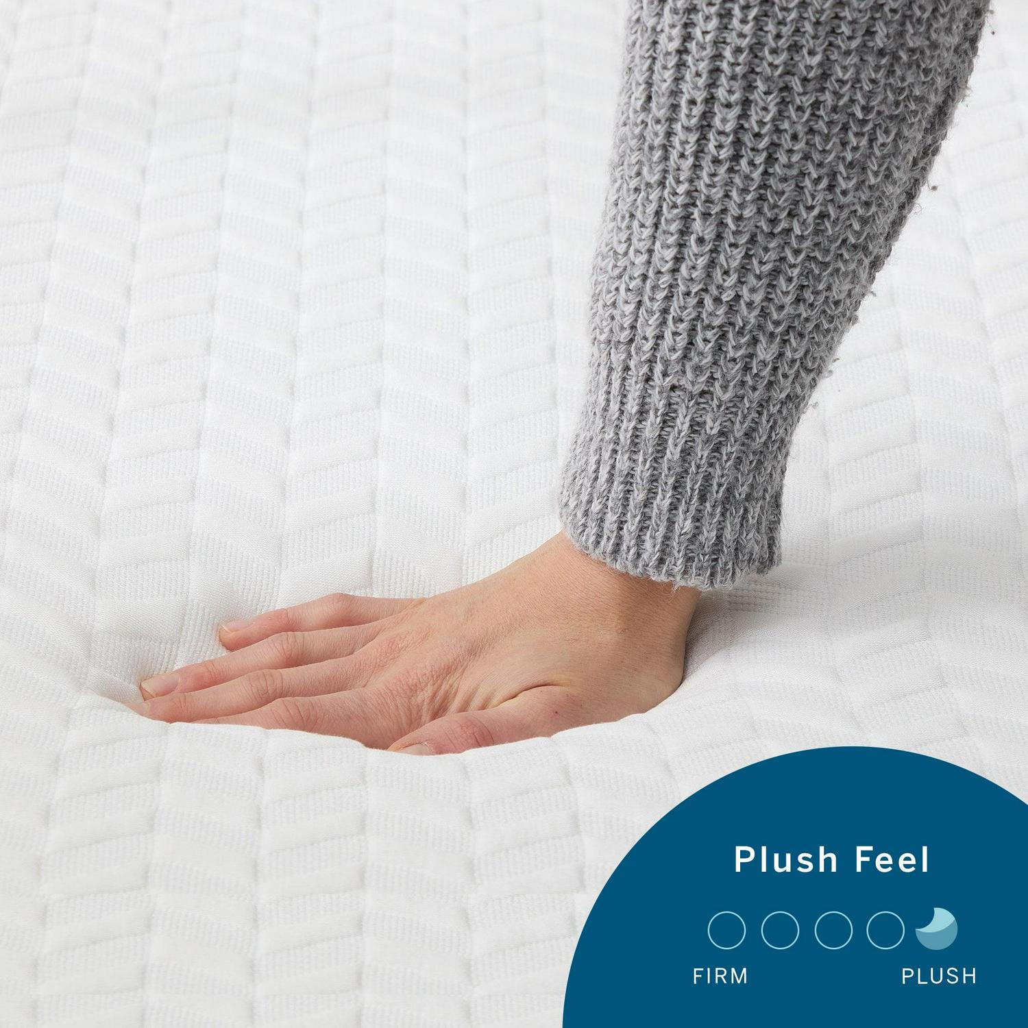 Lucid Bliss 14" Gel Memory Foam Bed Mattress King Queen, Twin Full PLUSH - Picture 15 of 60