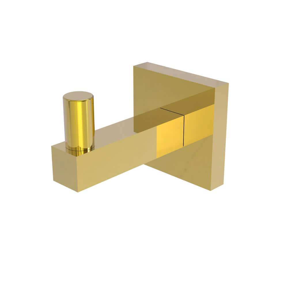 Allied Brass Towel Hooks Wall-Mount Robe Hook Contemporary in Polished ...