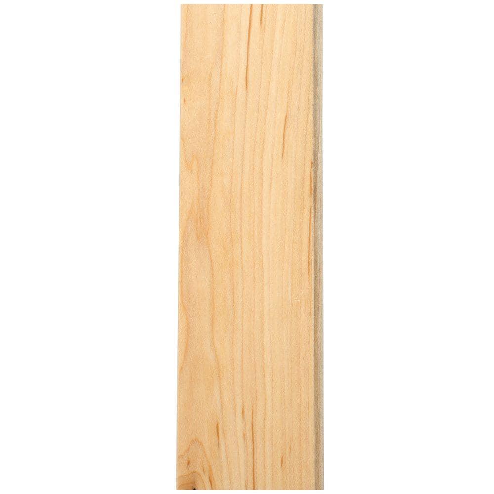 Natural Maple Solid Hardwood Flooring Plank 3/4" Thick x 21/4" W 20