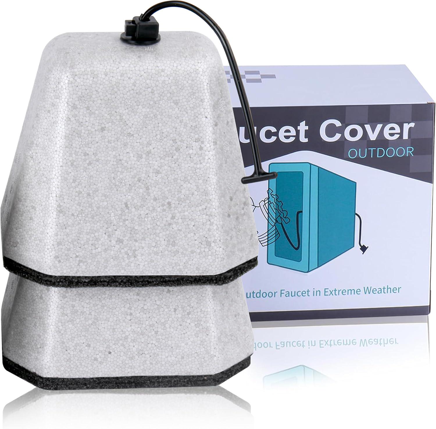 Outdoor Faucet Covers for Winter Freeze Protection, Foam Spigot Covers, 4 Pack - Picture 9 of 15