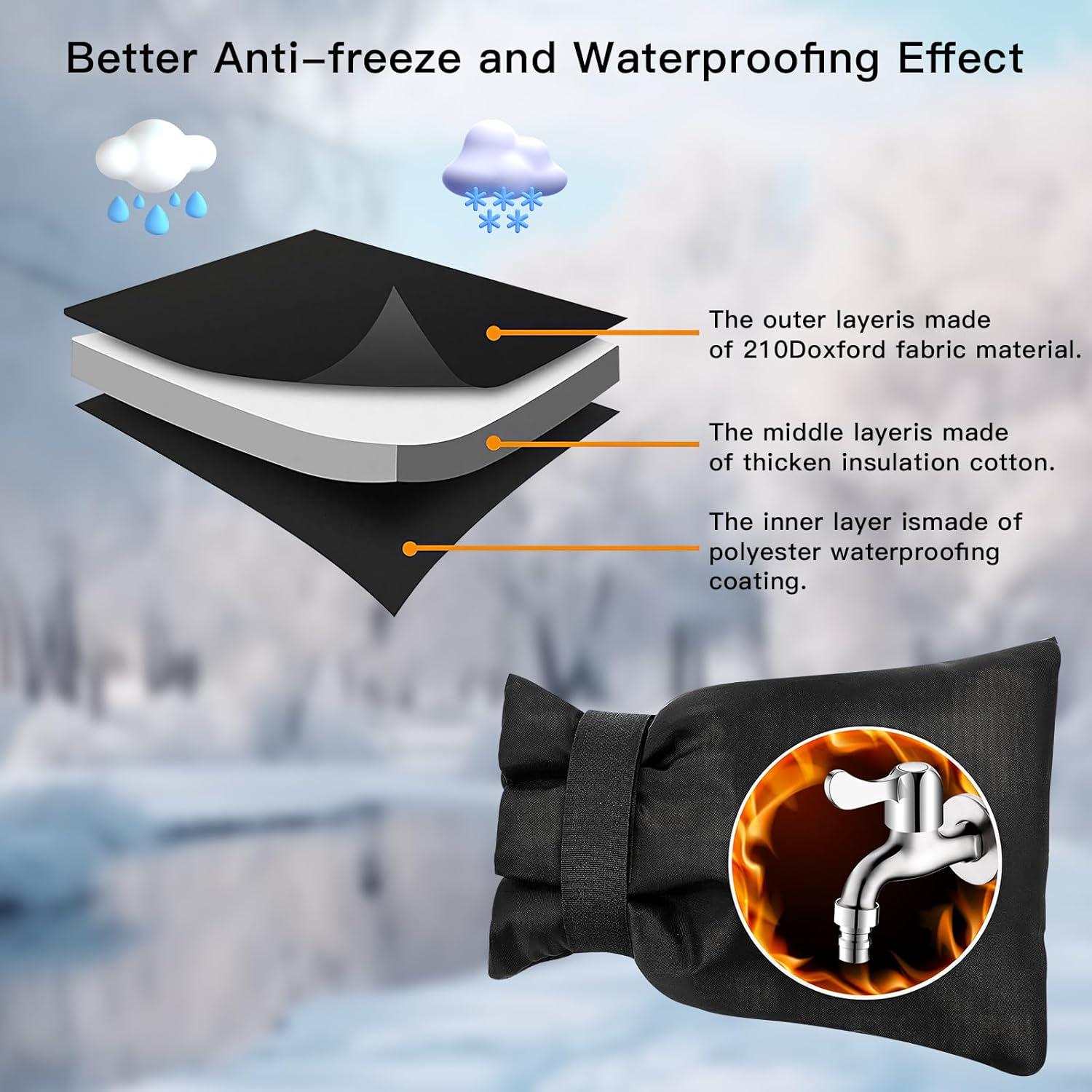 Outdoor Faucet Covers for Winter ? Waterproof, Insulated, Freeze Protection - Picture 19 of 29