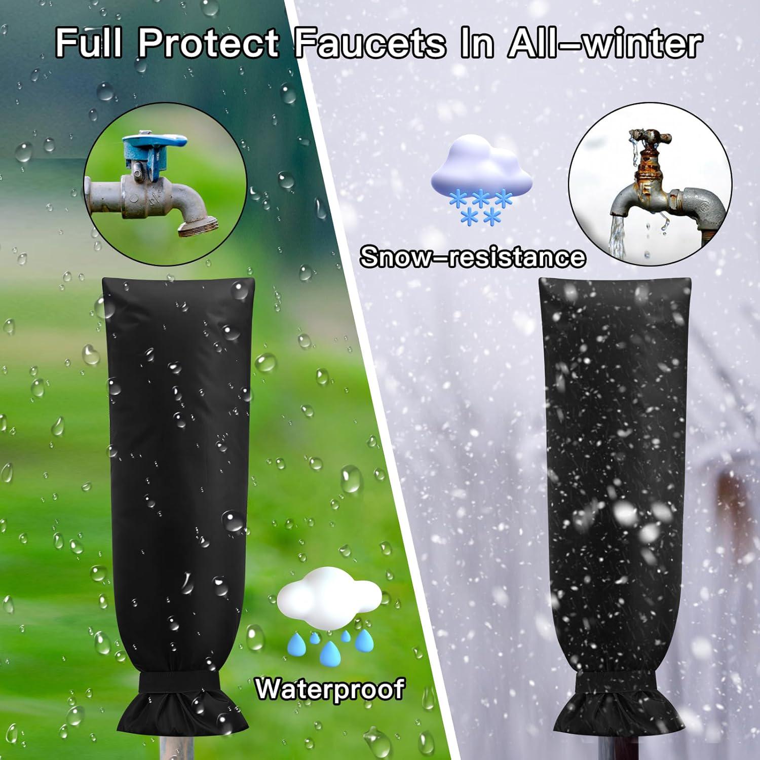 Outdoor Faucet Covers for Winter ? Waterproof, Insulated, Freeze Protection - Picture 24 of 29