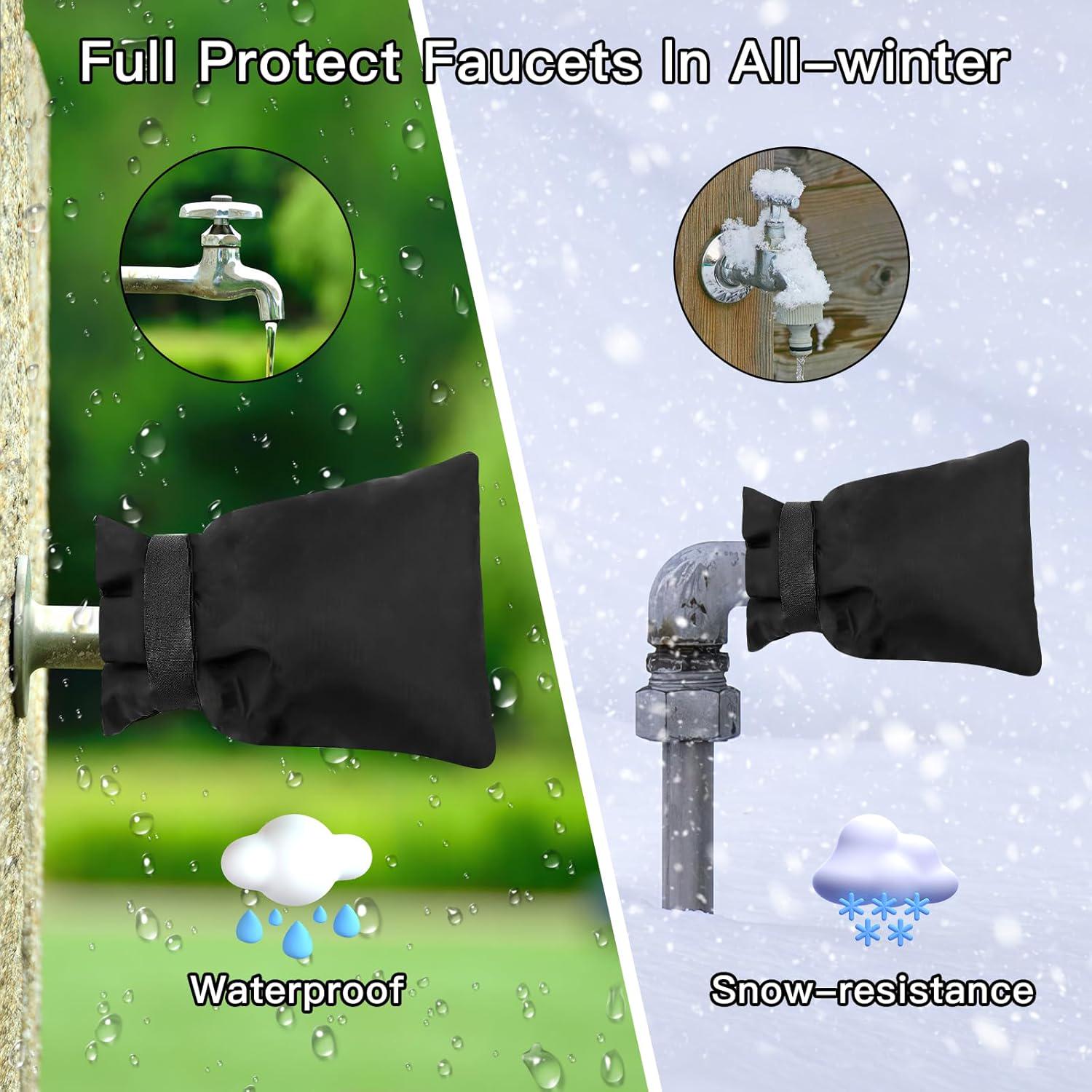 Outdoor Faucet Covers for Winter ? Waterproof, Insulated, Freeze Protection - Picture 16 of 29