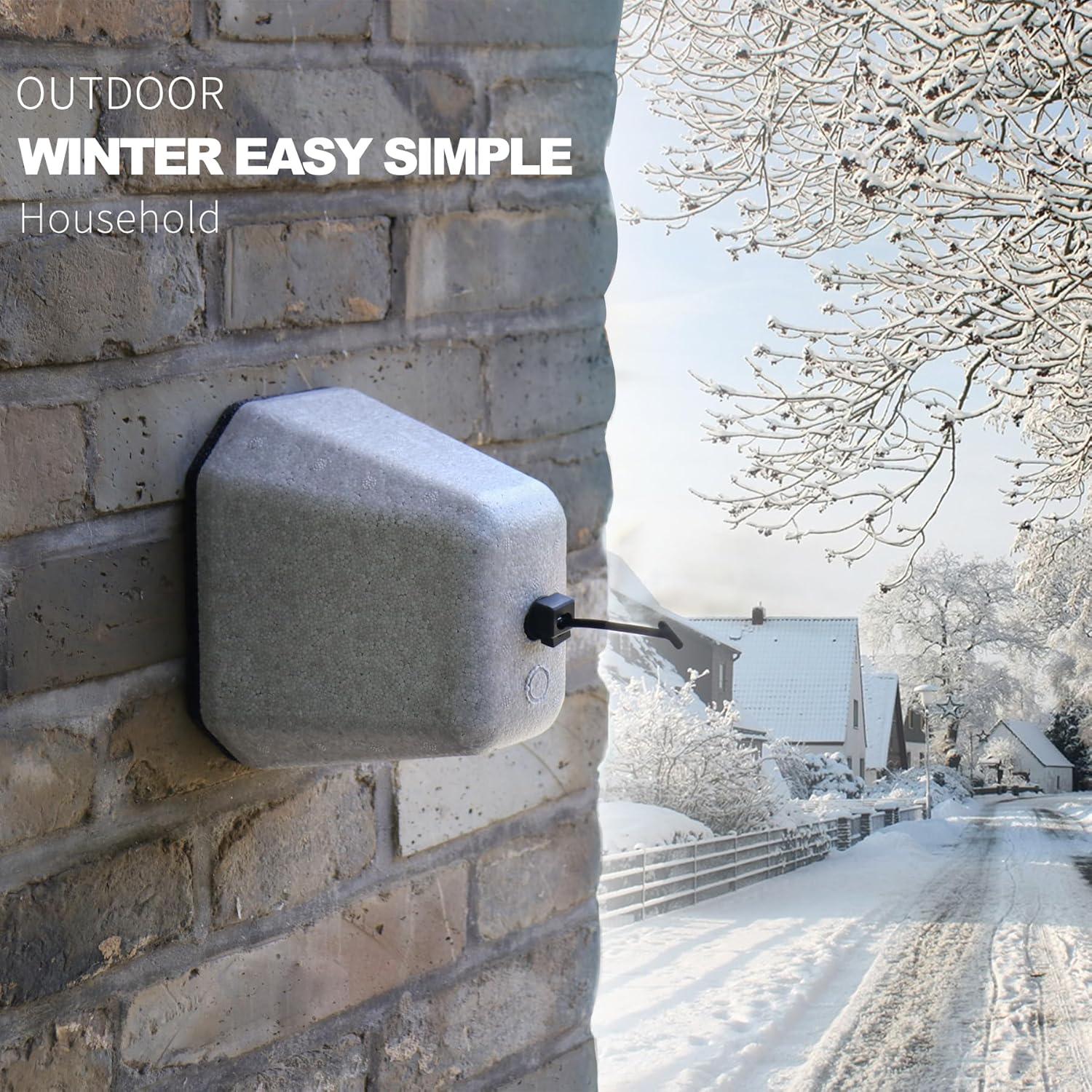 Outdoor Faucet Covers for Winter Freeze Protection, Foam Spigot Covers, 4 Pack - Picture 14 of 15