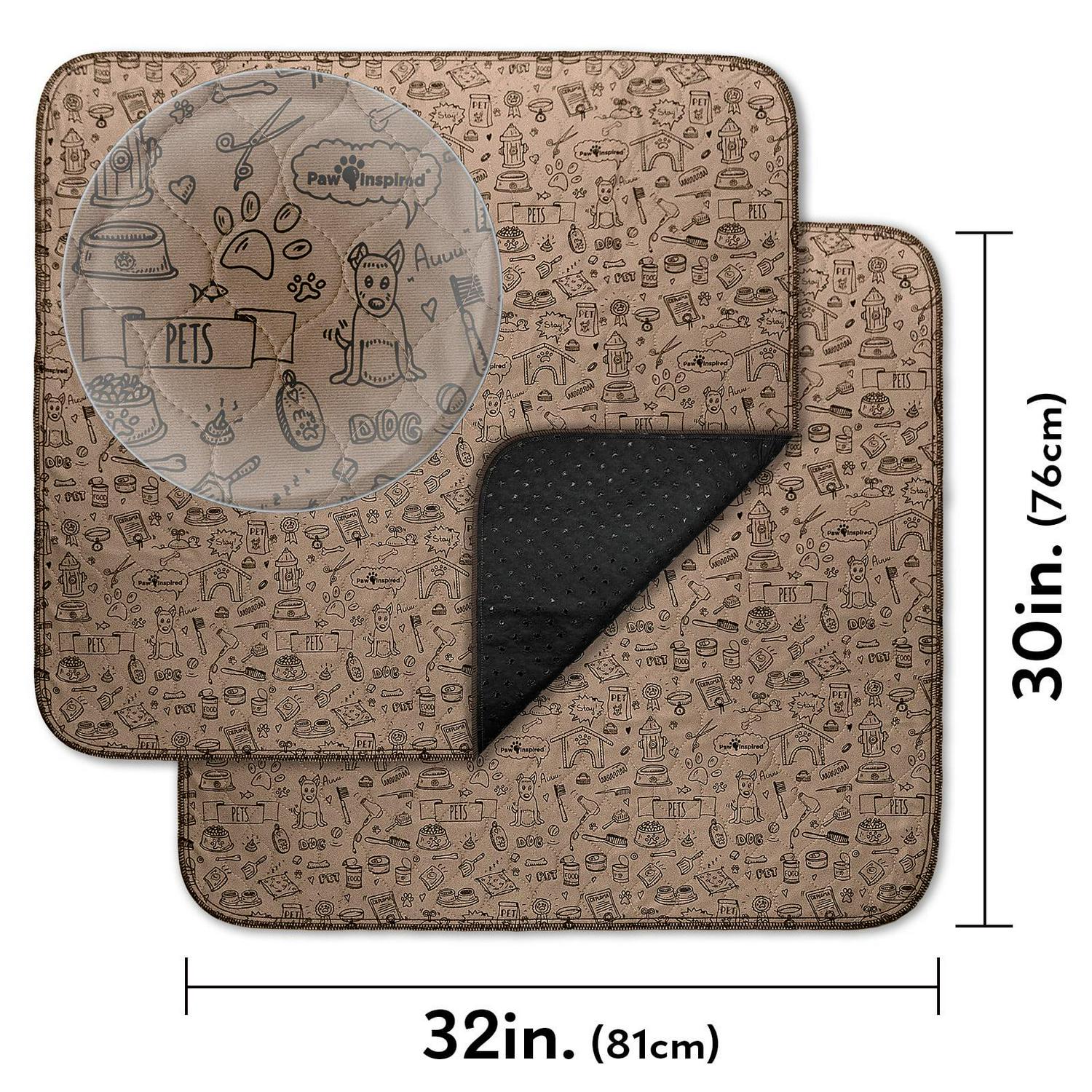 Paw Inspired Washable Dog Pads, Reusable Puppy Pee Wee Training Pads Extra Large - Picture 27 of 48