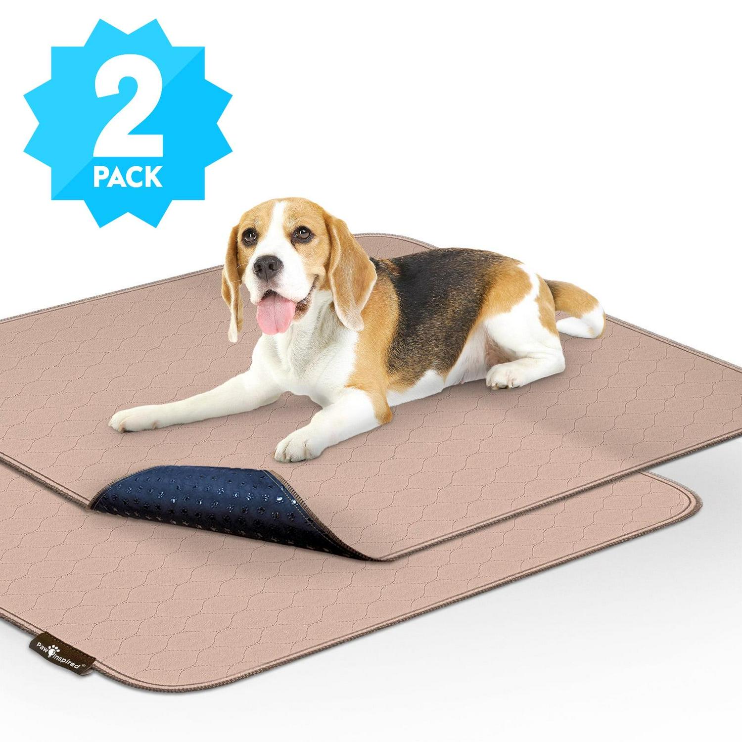 Paw Inspired Washable Dog Pads, Reusable Puppy Pee Wee Training Pads Extra Large - Picture 28 of 48