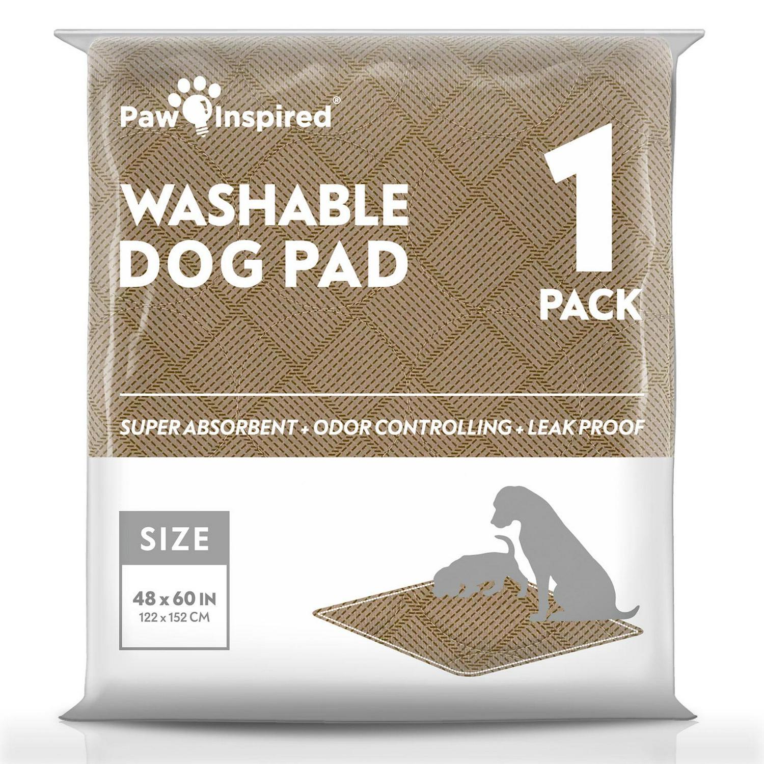 Paw Inspired Washable Dog Pads, Reusable Puppy Pee Wee Training Pads Extra Large - Picture 10 of 48