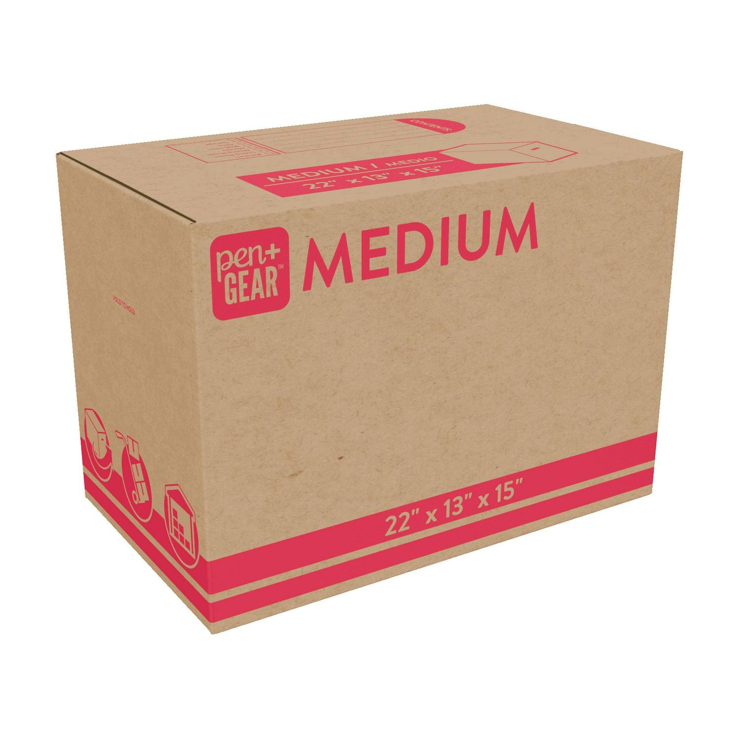 Medium Moving Boxes 22L x 13W x 15.5H Kraft Premium Moving Packing Shipping - Picture 33 of 40