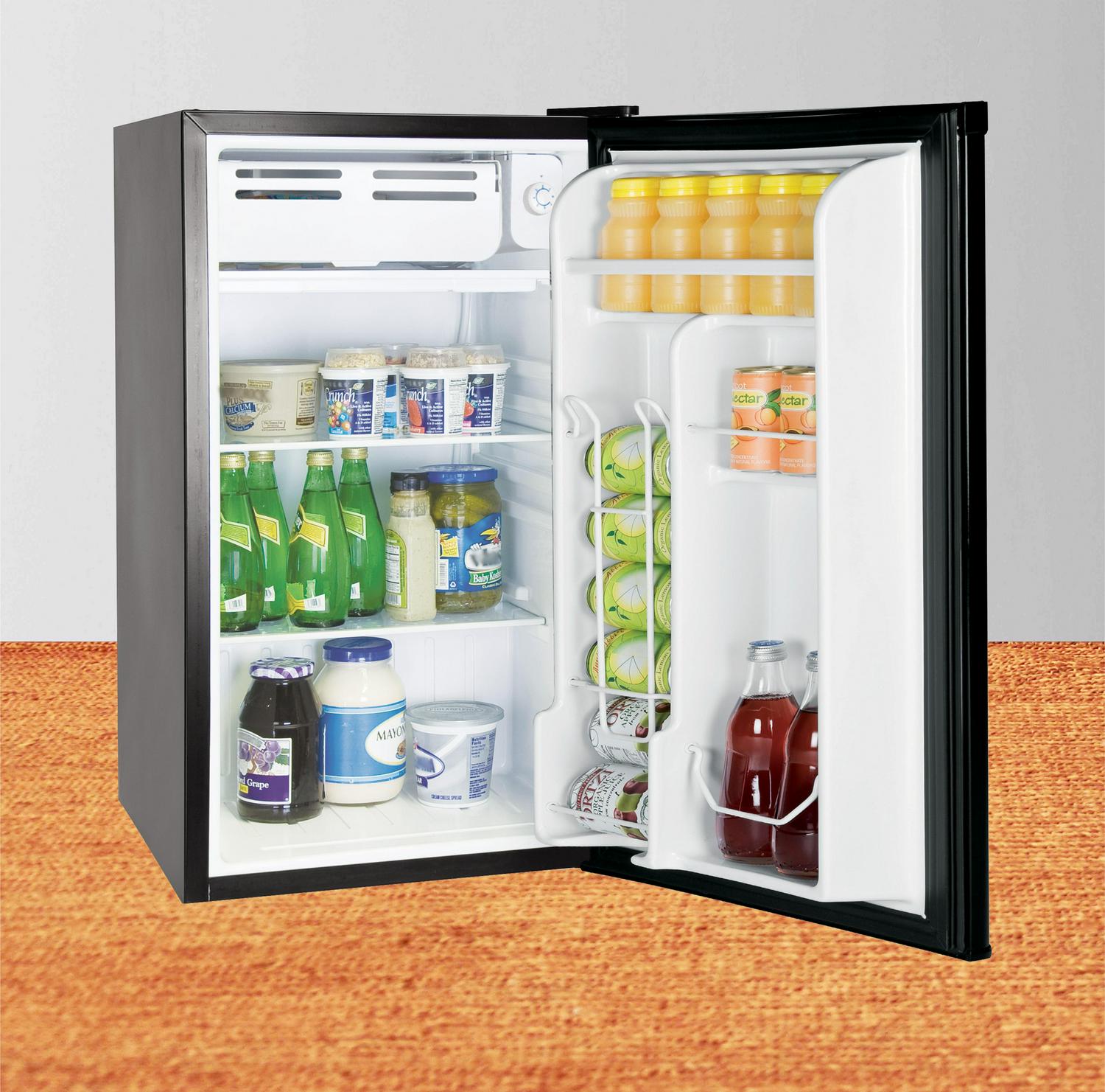 Mini Fridge 3.2 cu ft RCA Compact Refrigerator W/Dispense-a-can Storage