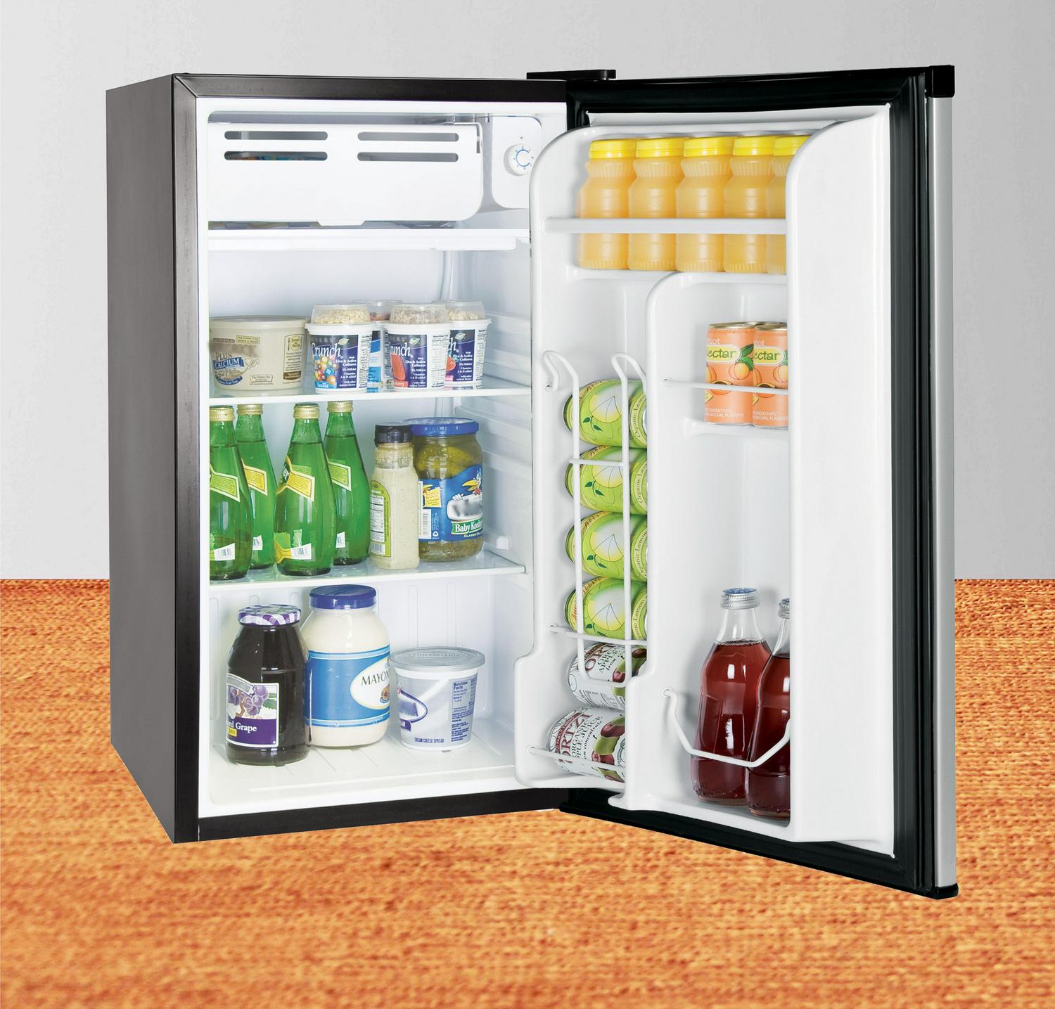 Mini Fridge 3.2 cu ft RCA Compact Refrigerator W/Dispense-a-can Storage