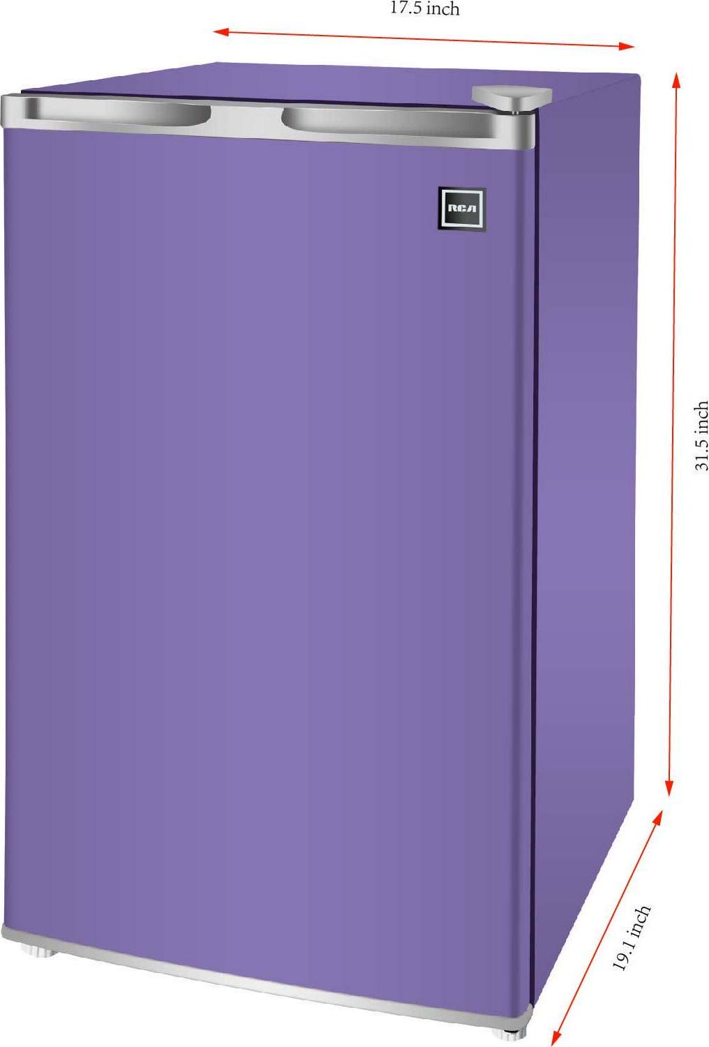 Mini Fridge 3.2 cu ft RCA Compact Refrigerator W/Dispense-a-can Storage