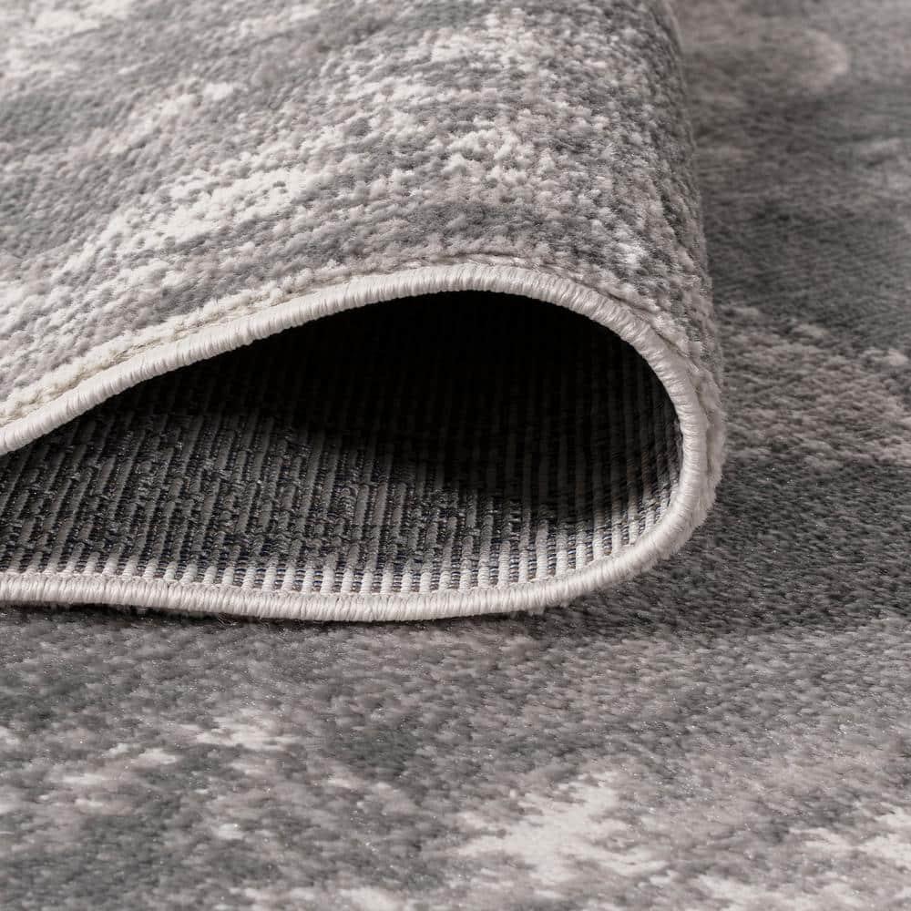 Jonathan Y Area Rugs 0.4"X120"X93" Rosalia Cottage Medallion Gray/Dark Gray Rug - Picture 8 of 12