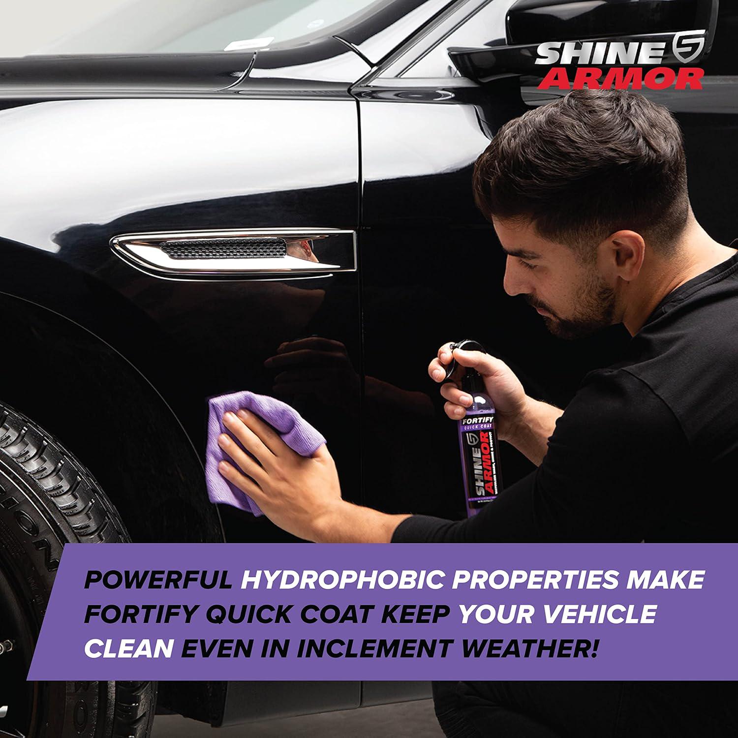 Ceramic Coating Top Coat for Cars Fortify Quick Car Wax Polish Spray Waterless - Picture 30 of 32